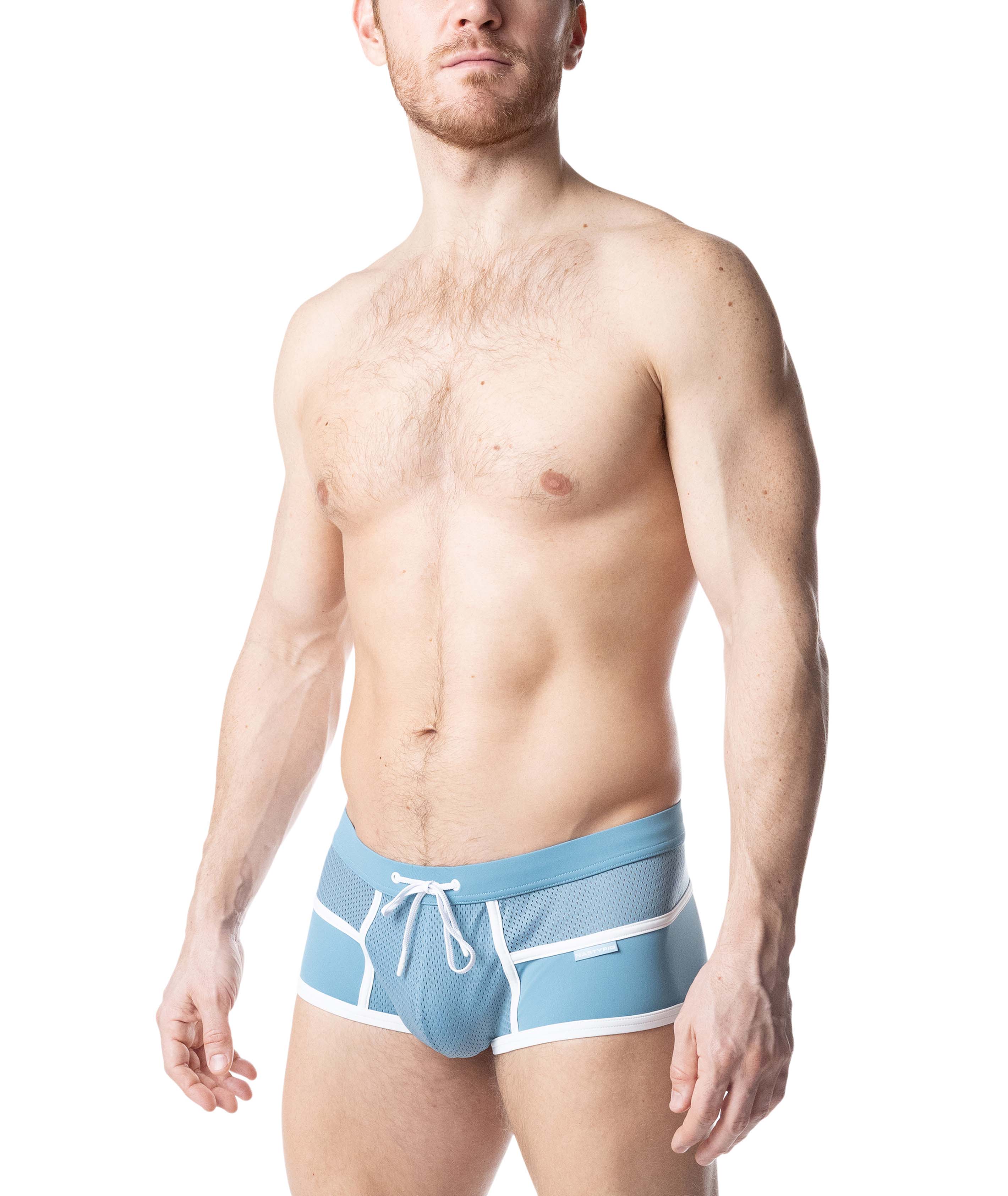 Overlay Square Cut - Light Teal/White