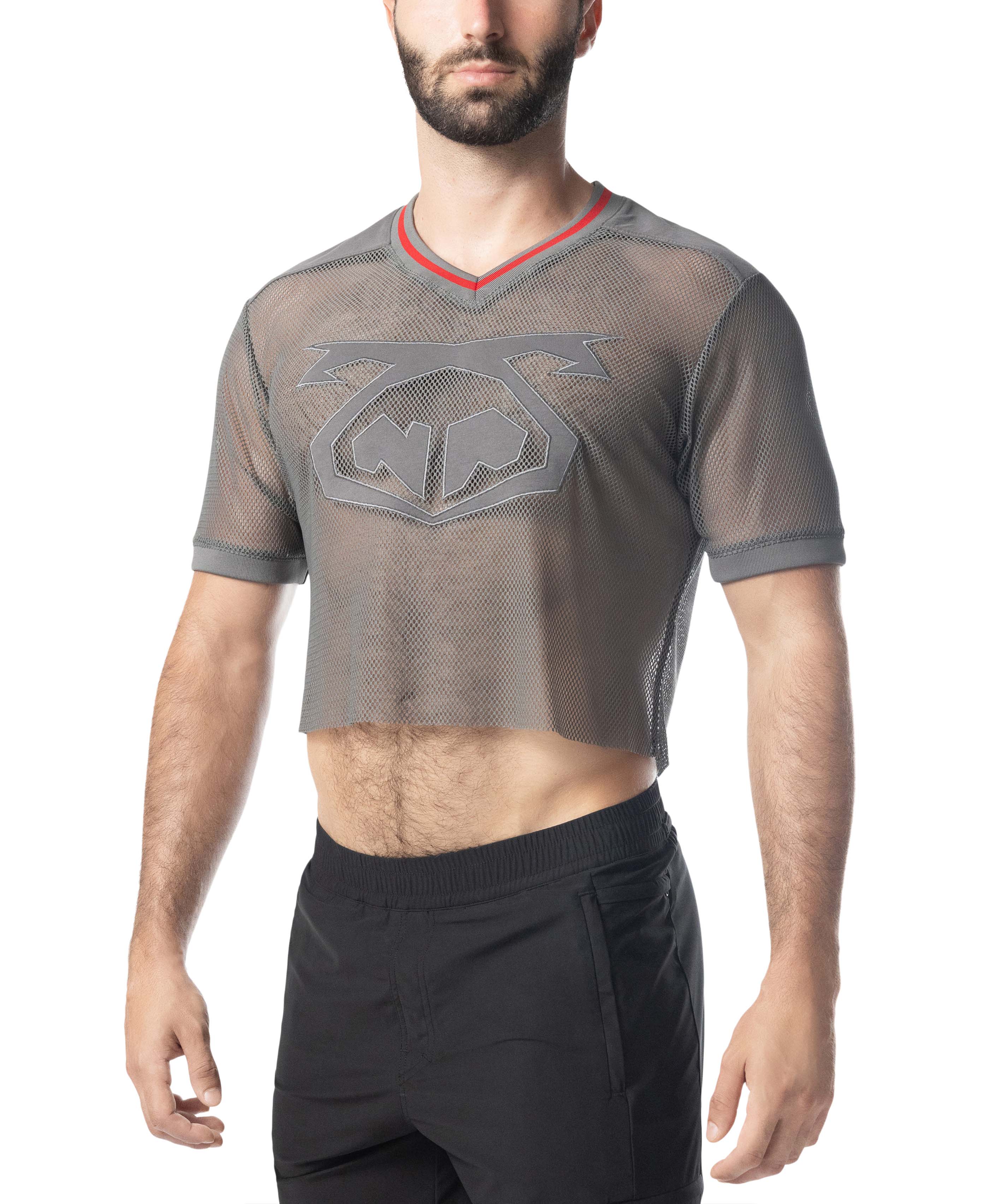 Flex Jersey - Charcoal Grey/Red