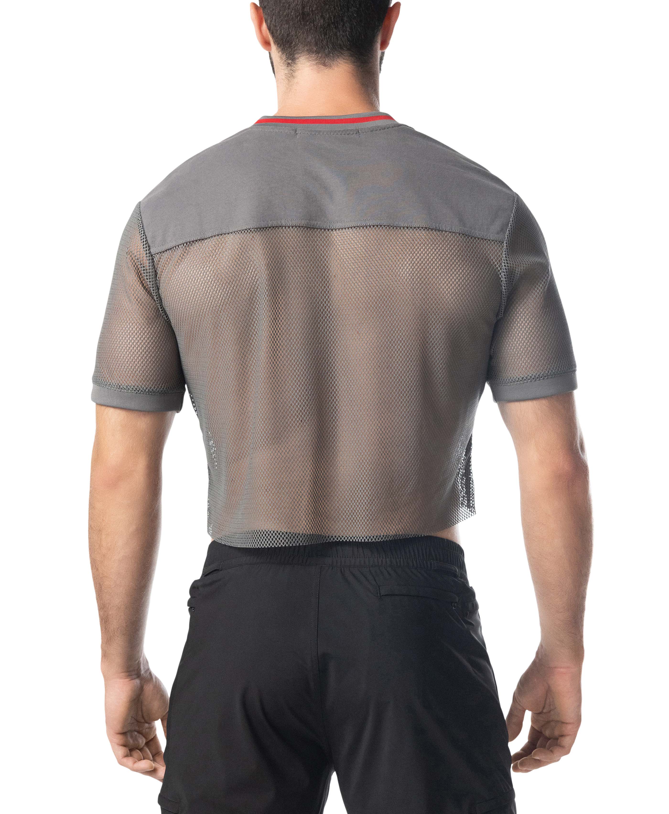 Flex Jersey - Charcoal Grey/Red