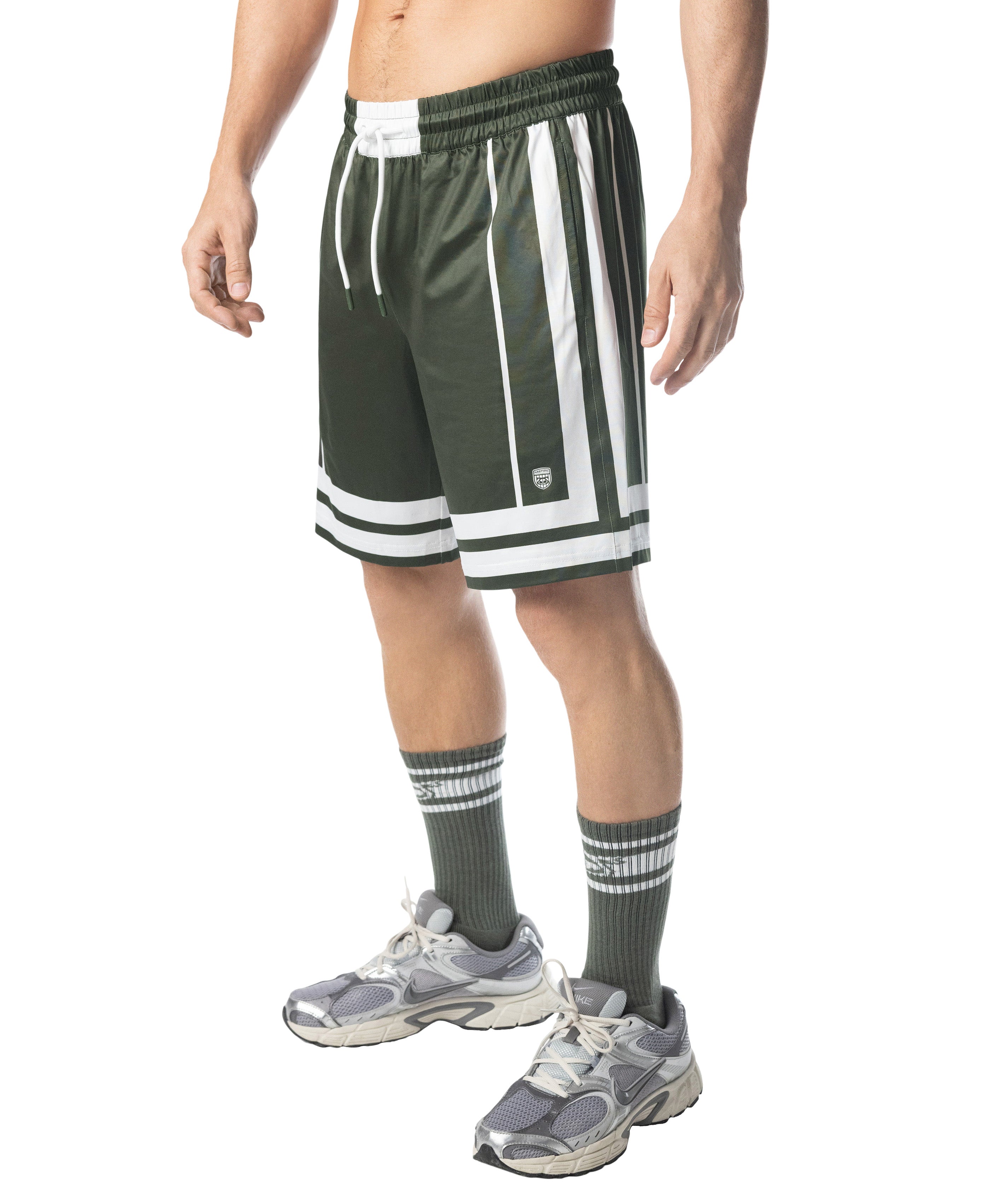 Goalkeeper Classic Short - Army Green/White