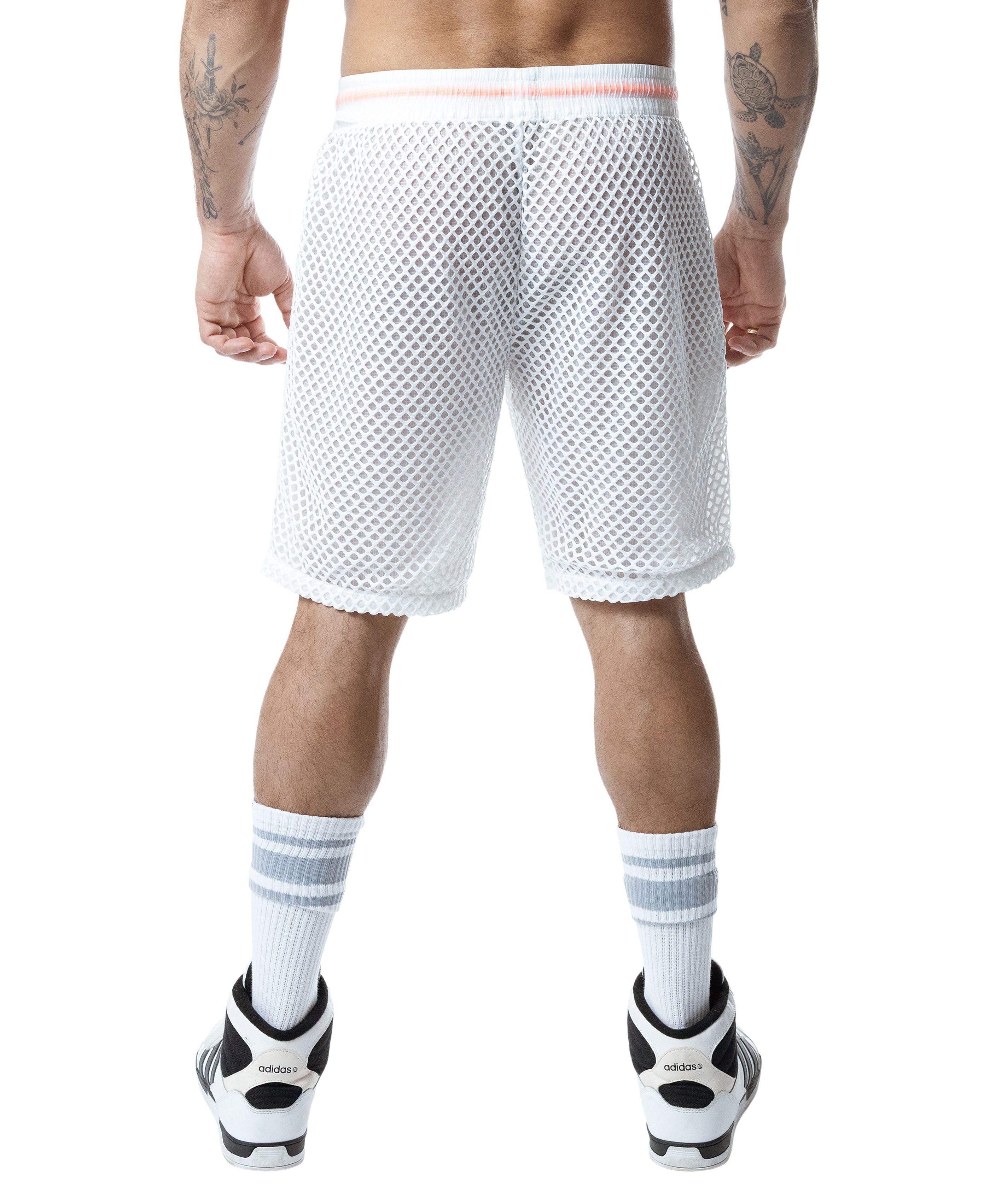 Hyper Classic Short - White/Vibrant Orange