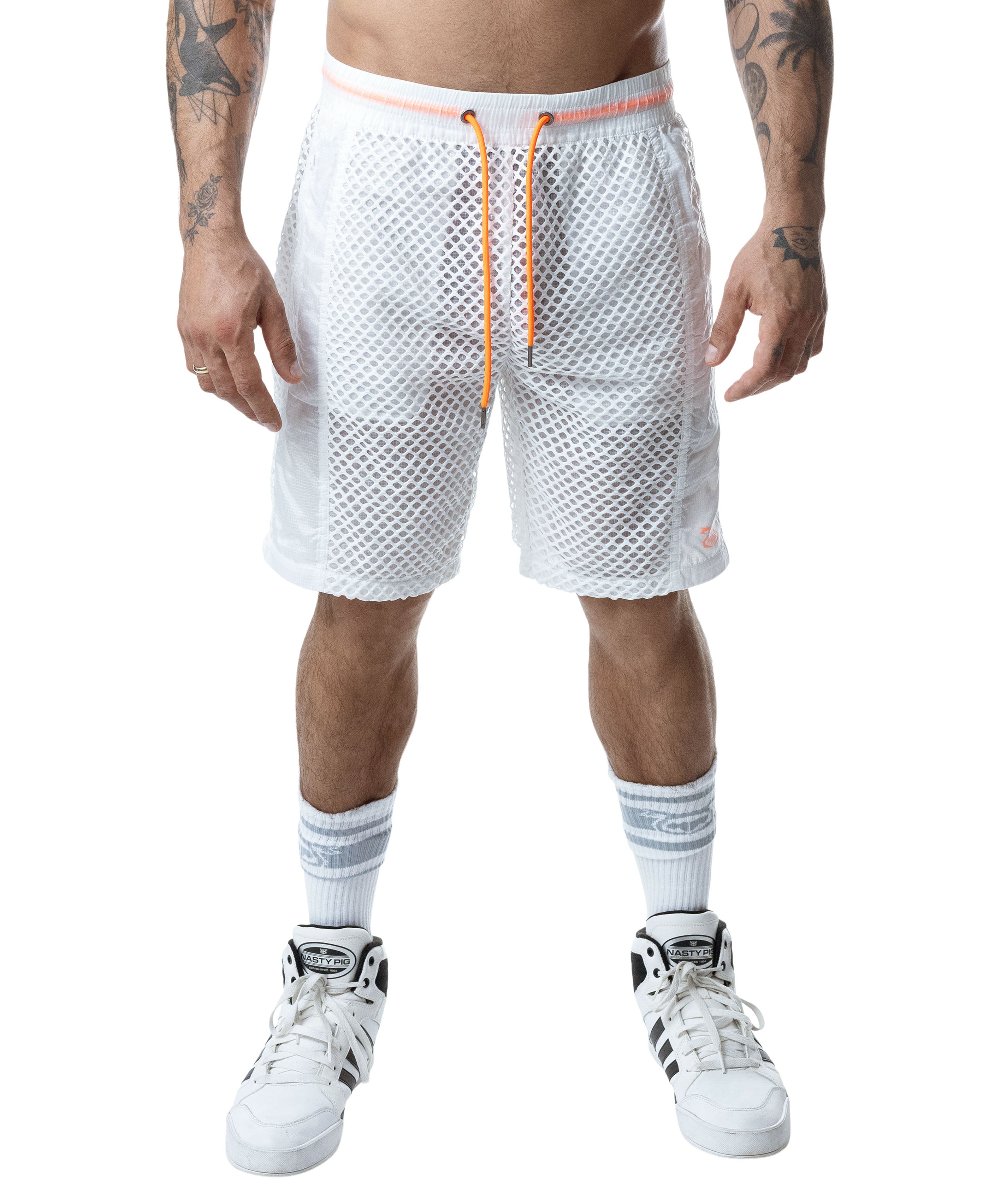 Hyper Classic Short - White/Vibrant Orange
