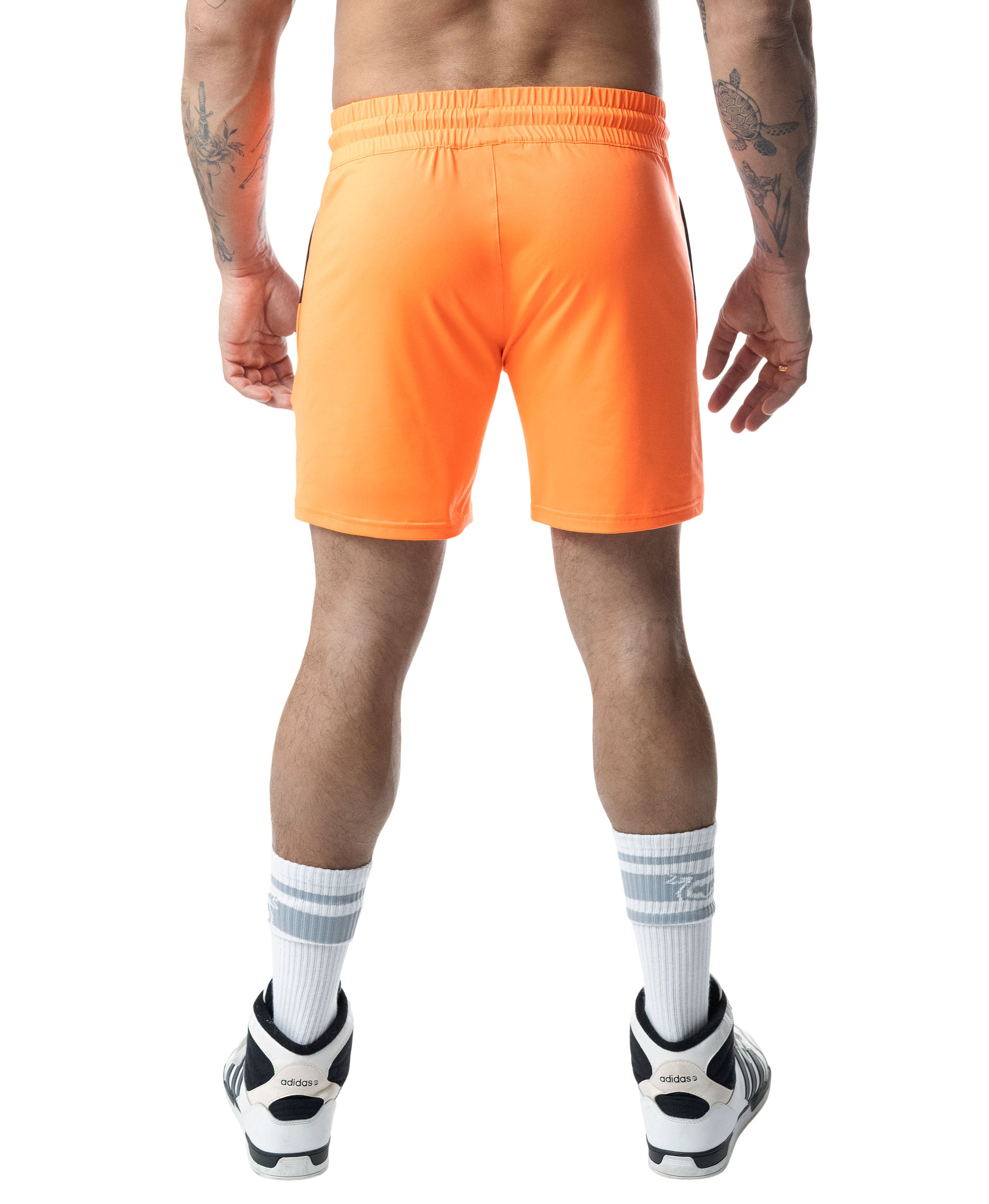 Hyper Rugby Short - Vibrant Orange/White/Black