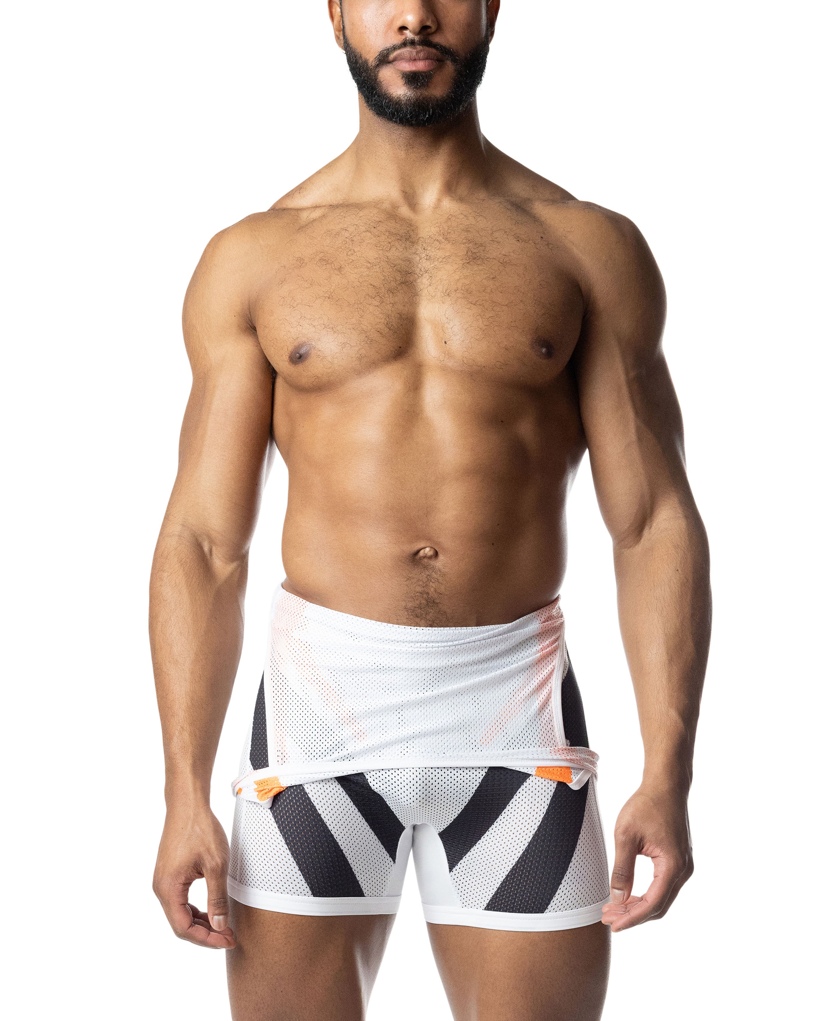 Hyper Singlet - White/Vibrant Orange/Black