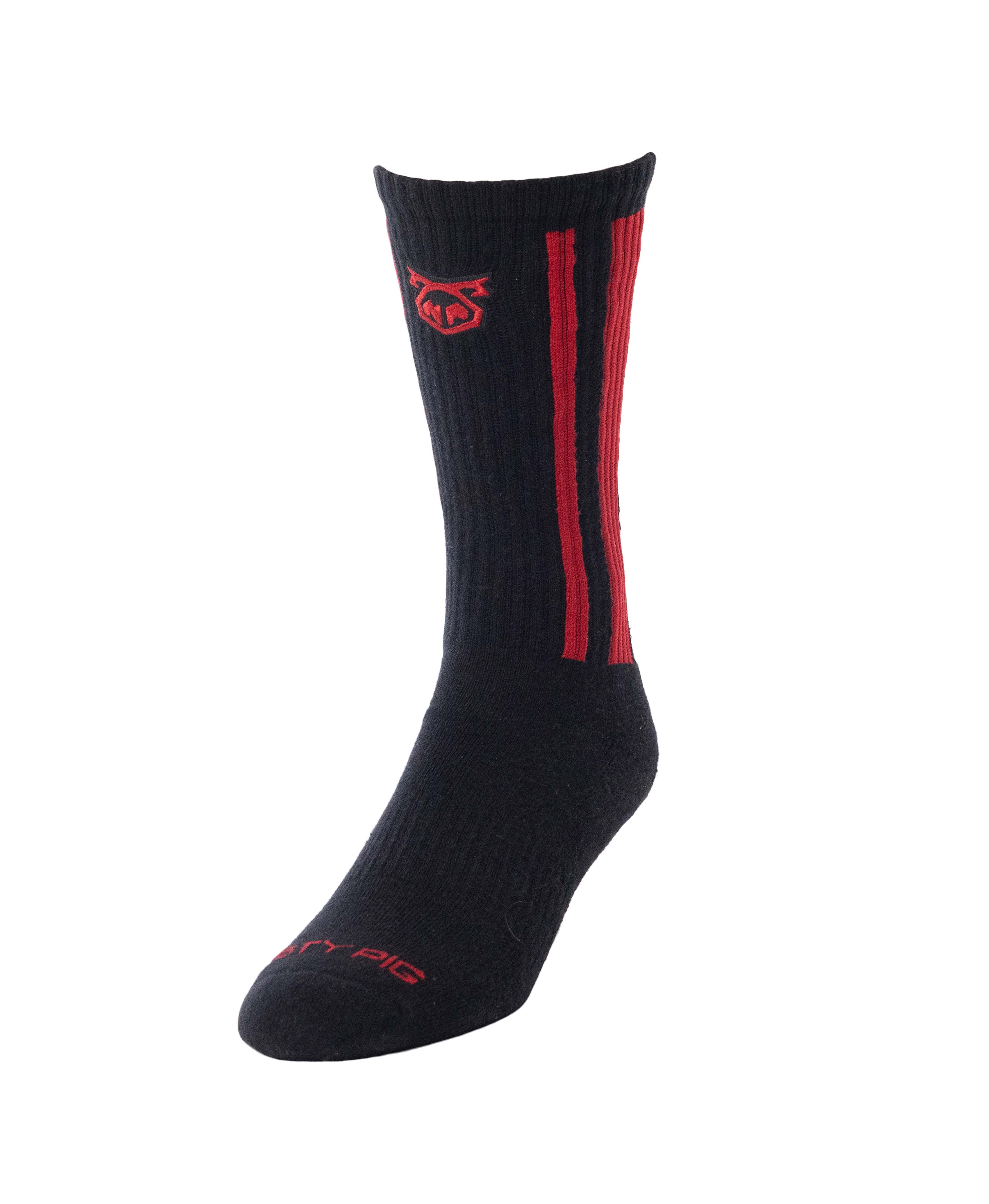 Ignite Calf Sock - Black/Red
