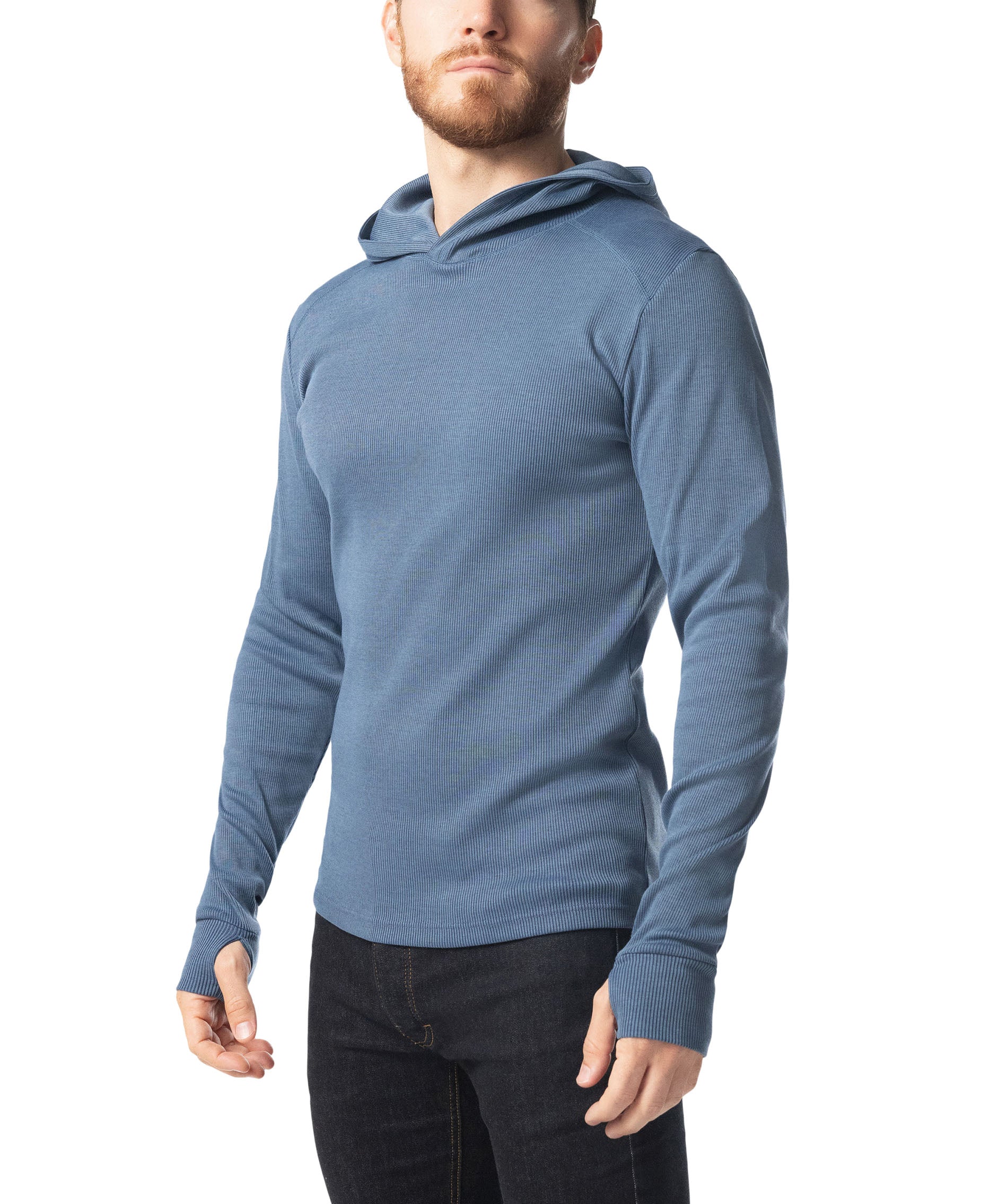 Union Hooded Long Sleeve 2.0 - Midnight Navy/Blue Steel