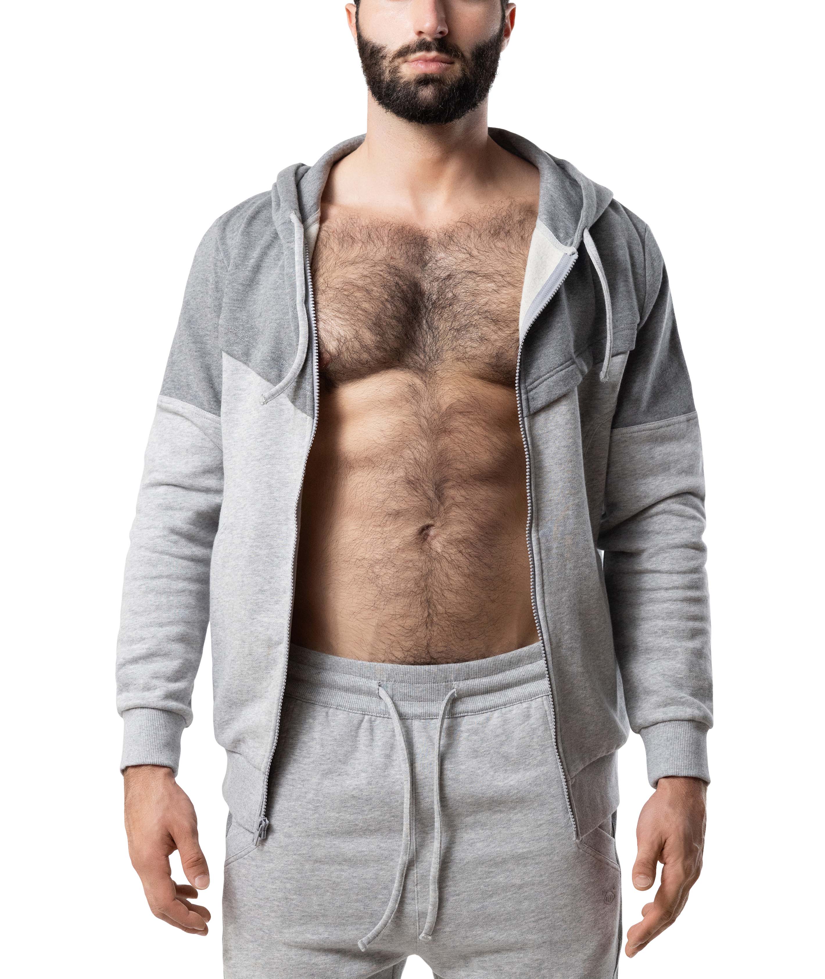 Nexus Hoodie | Lt. Heather/Dark Heather | Nasty Pig