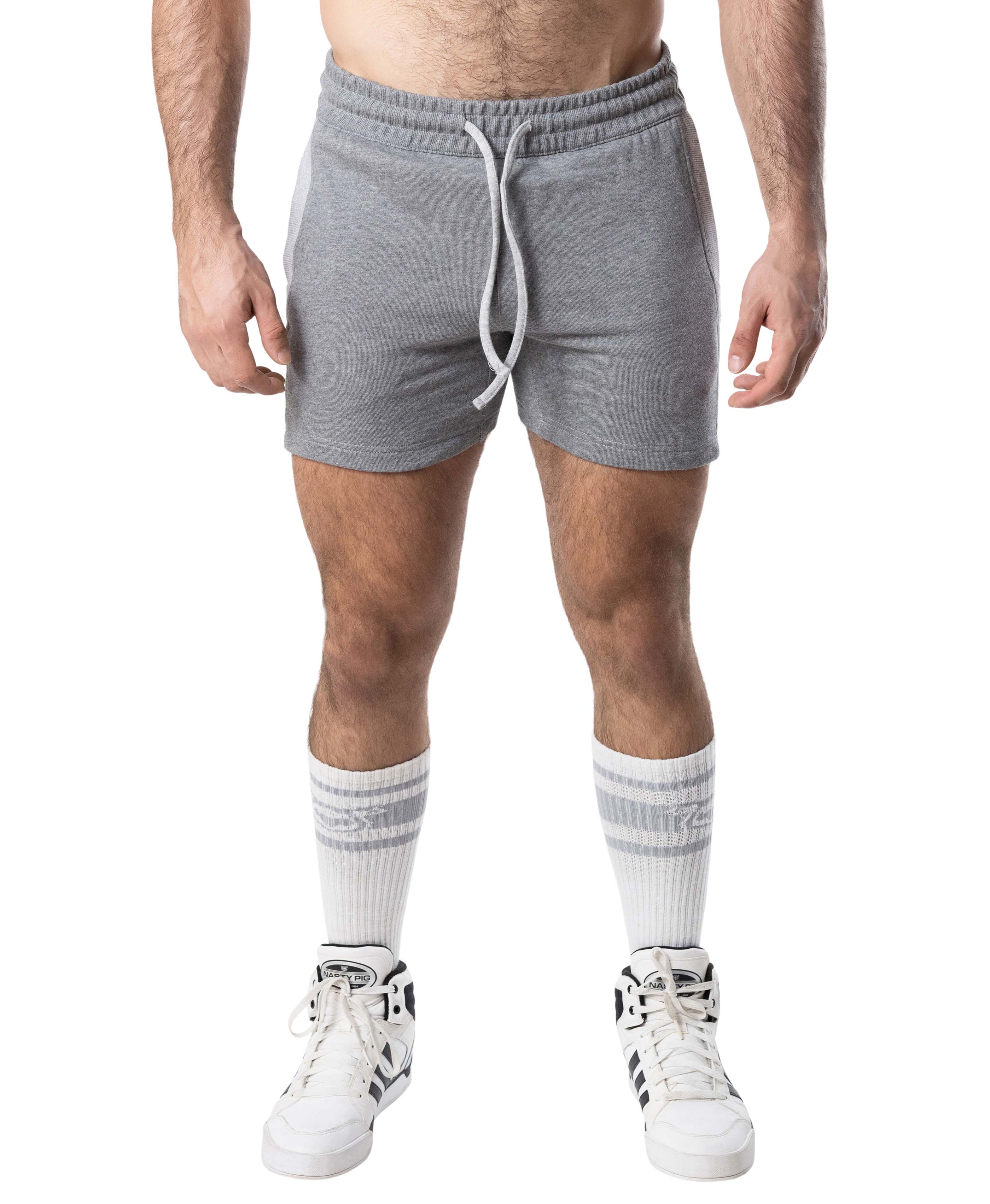 Nexus Rugby Short - Dark Heather/Lt. Heather