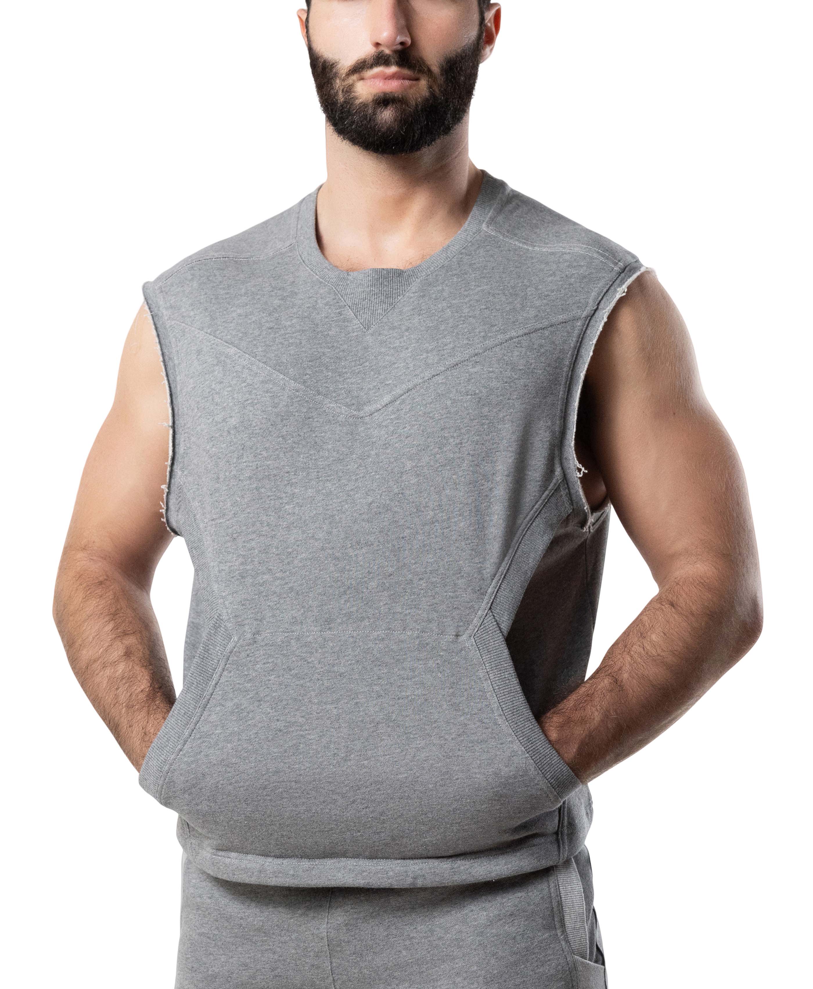 Nexus Sleeveless Shirt | Dark Heather | Nasty Pig