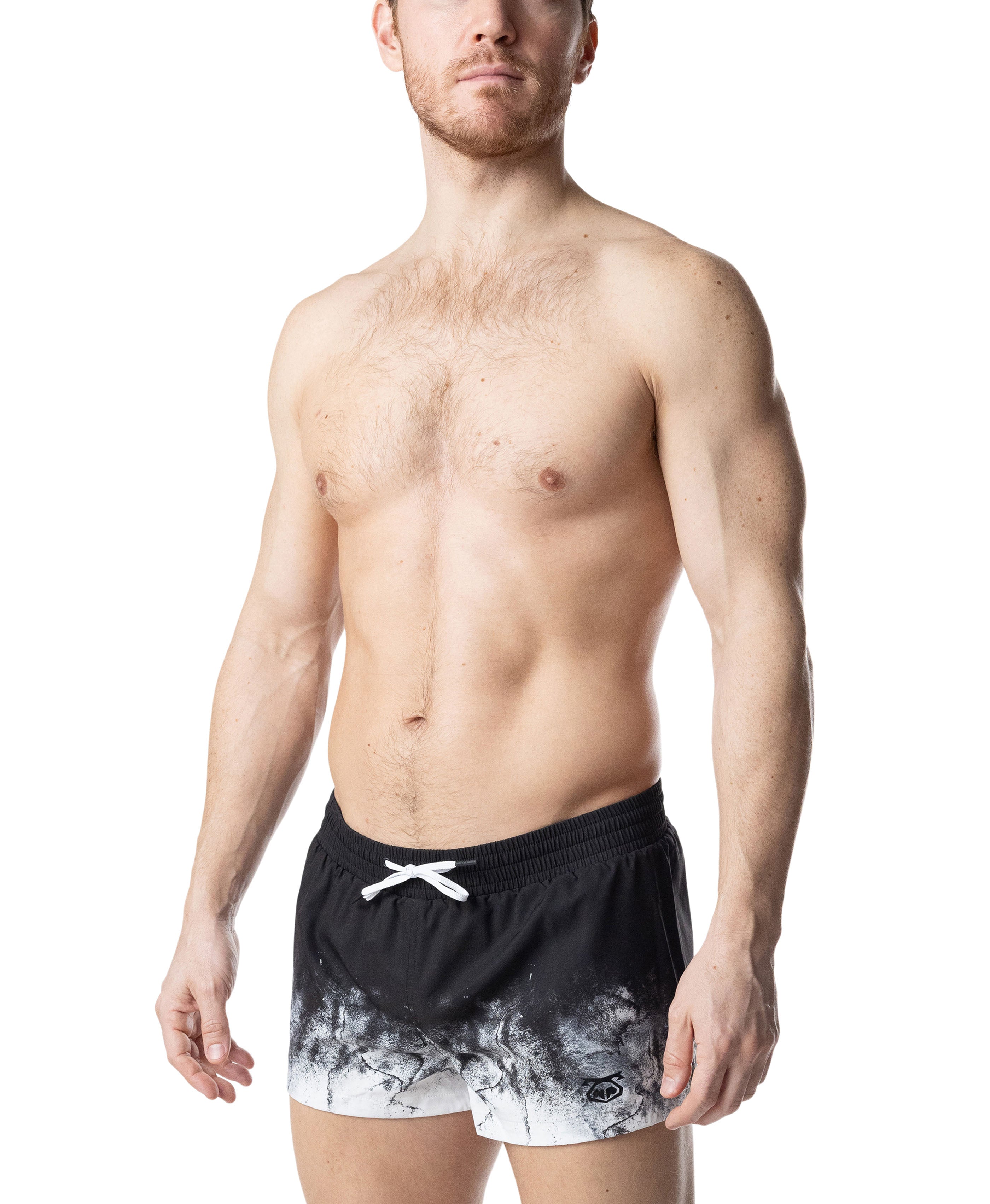 Oxidize Swim Trunk - Black/White