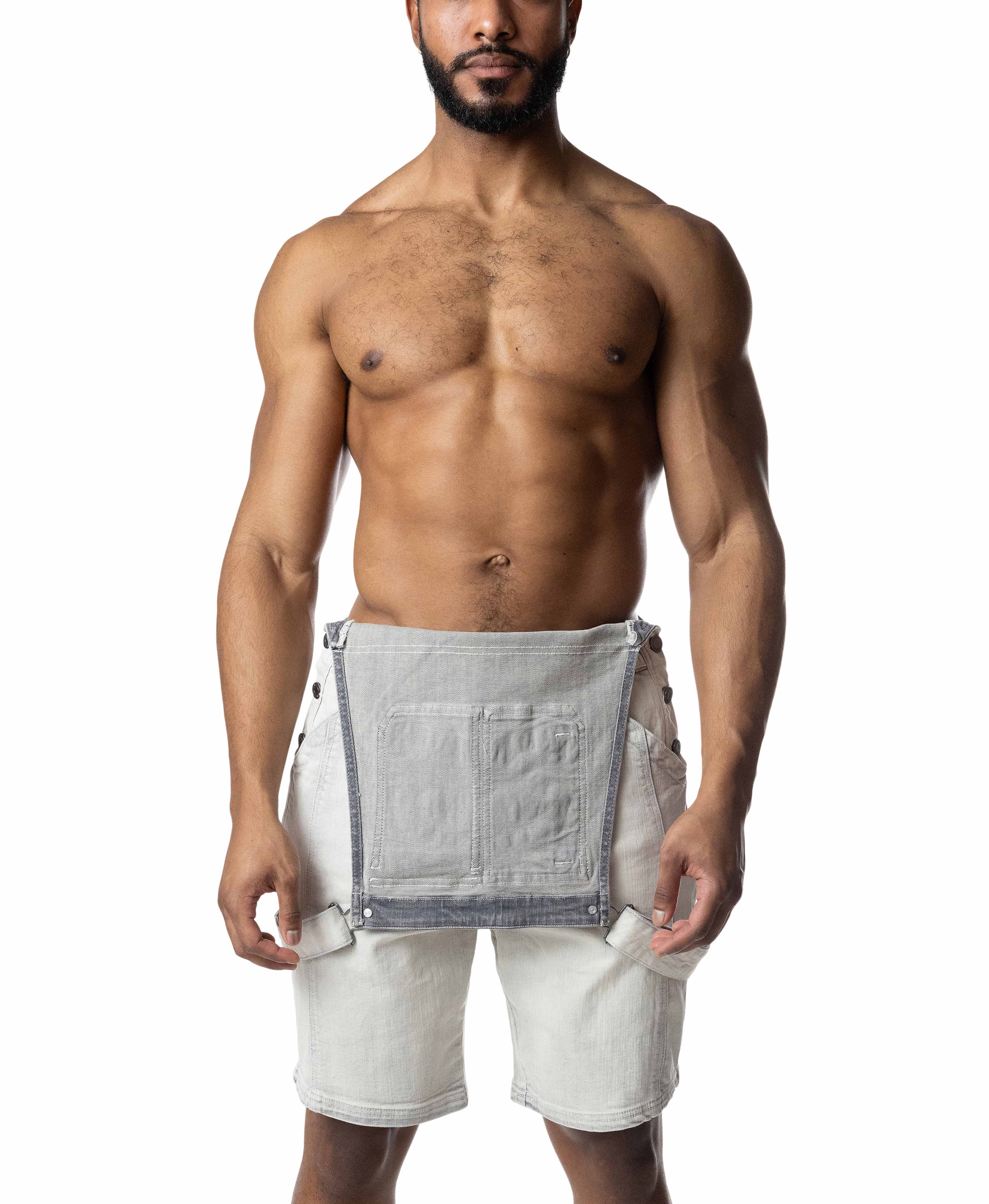 Overall Short | Bleached | Nasty Pig