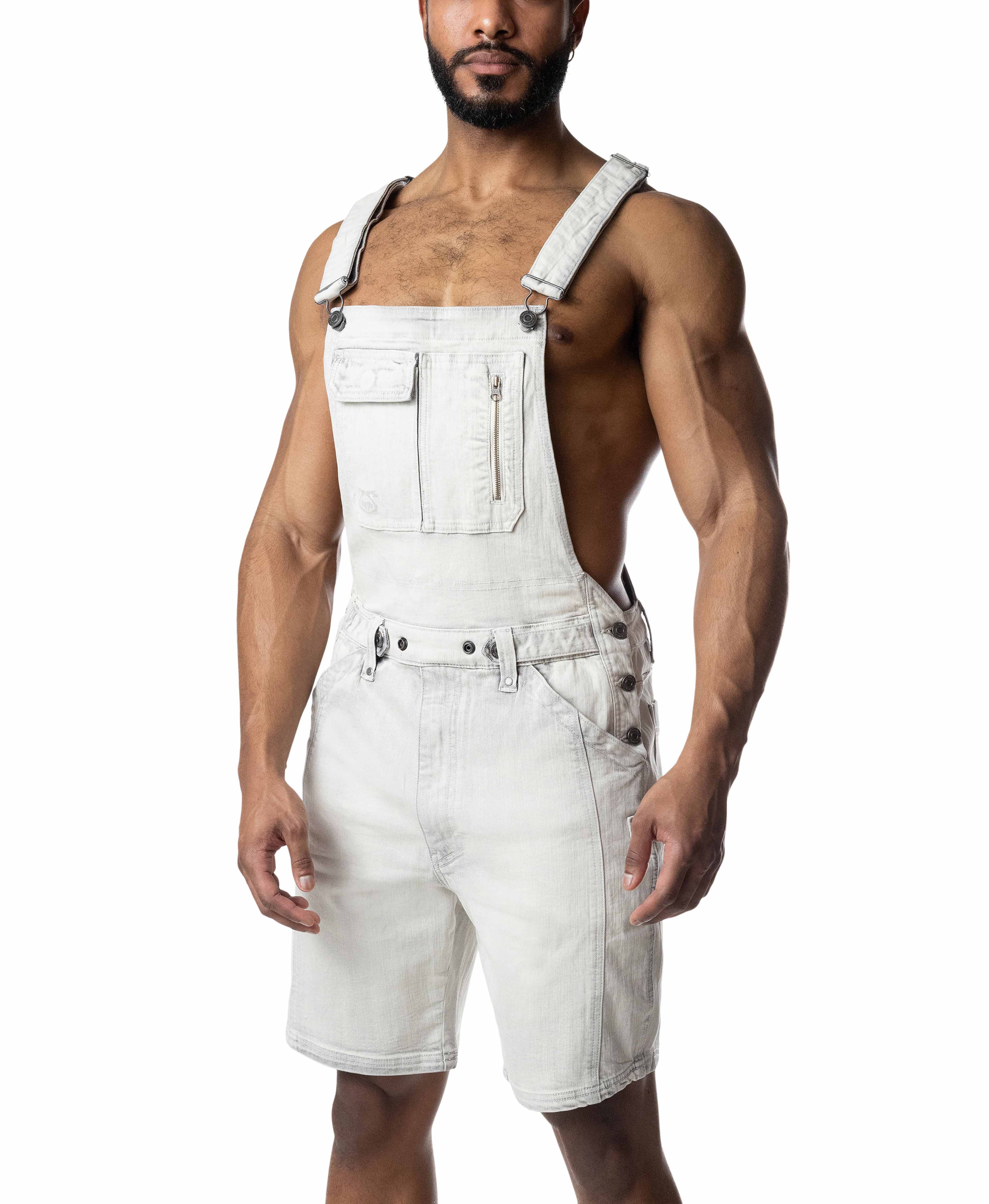 Overall Short | Bleached | Nasty Pig