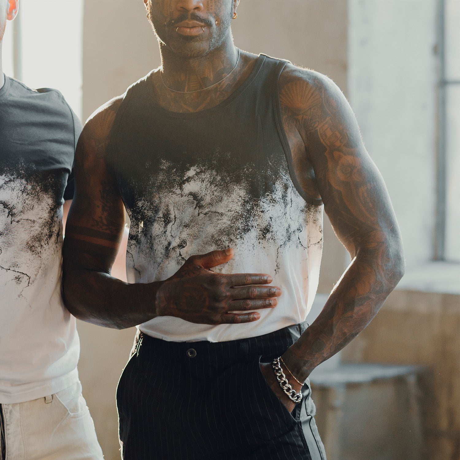Oxidize Brandmark Tank Top | Black/White | Nasty Pig
