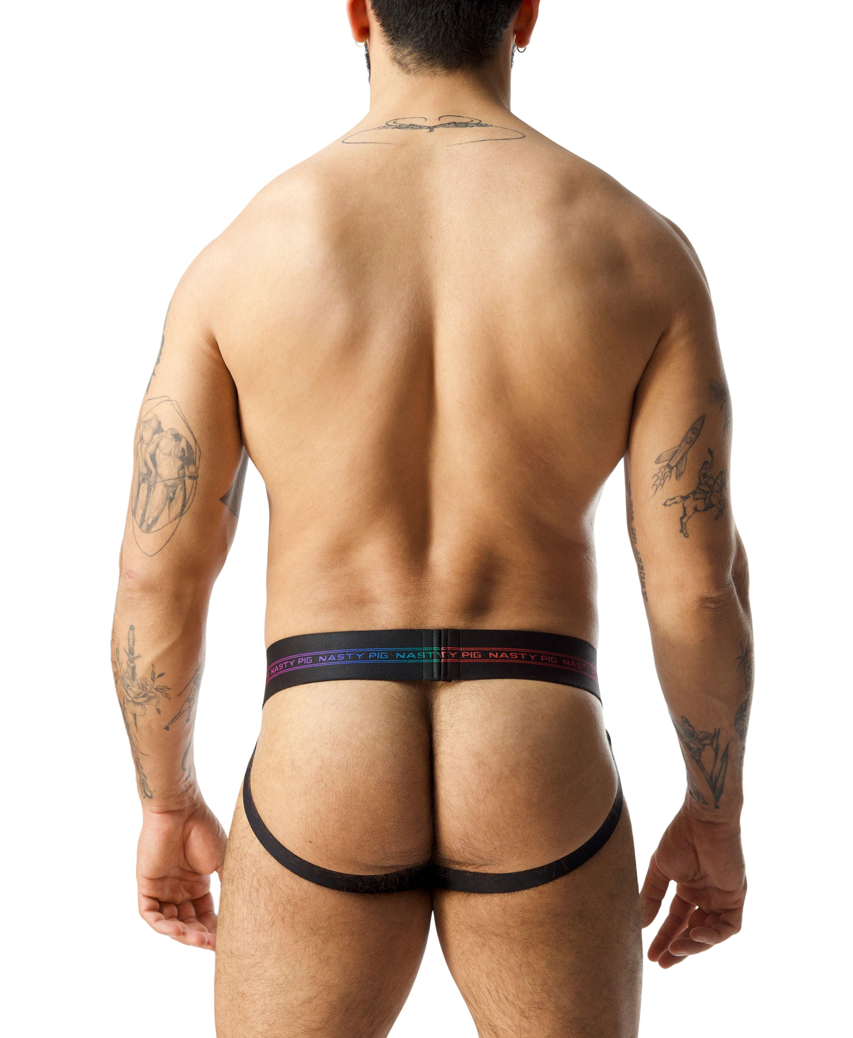 Prism Pride Jock Strap - Black