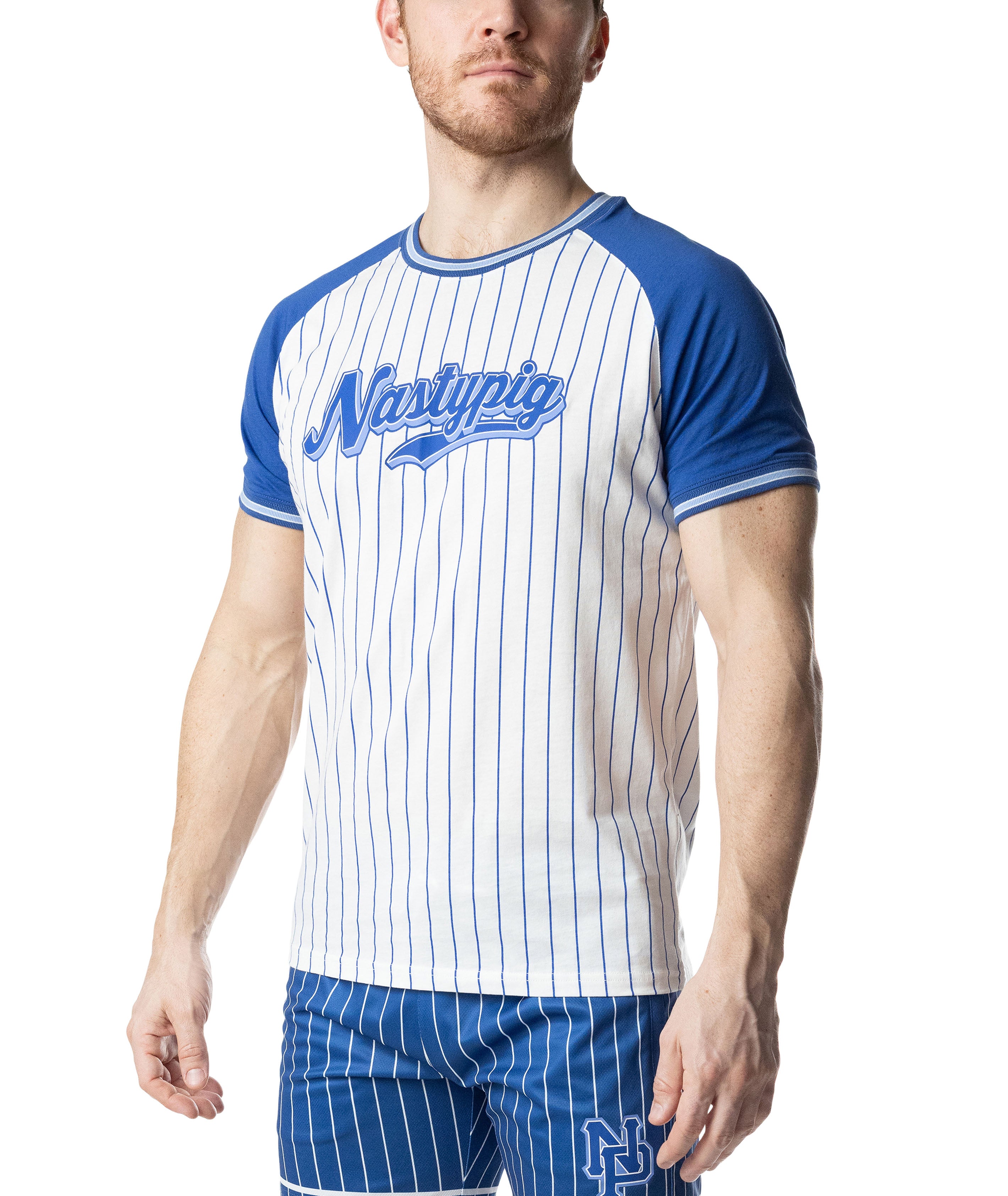 Third Base Tee - White/Quartz Blue