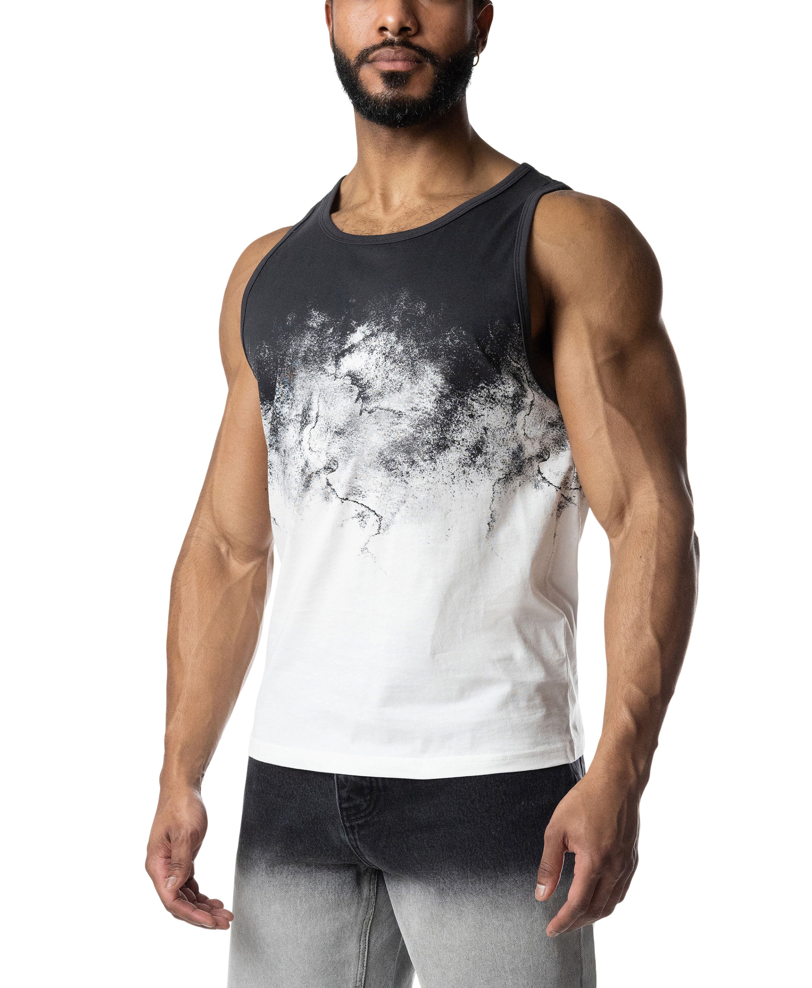 Oxidize Brandmark Tank Top | Black/White | Nasty Pig