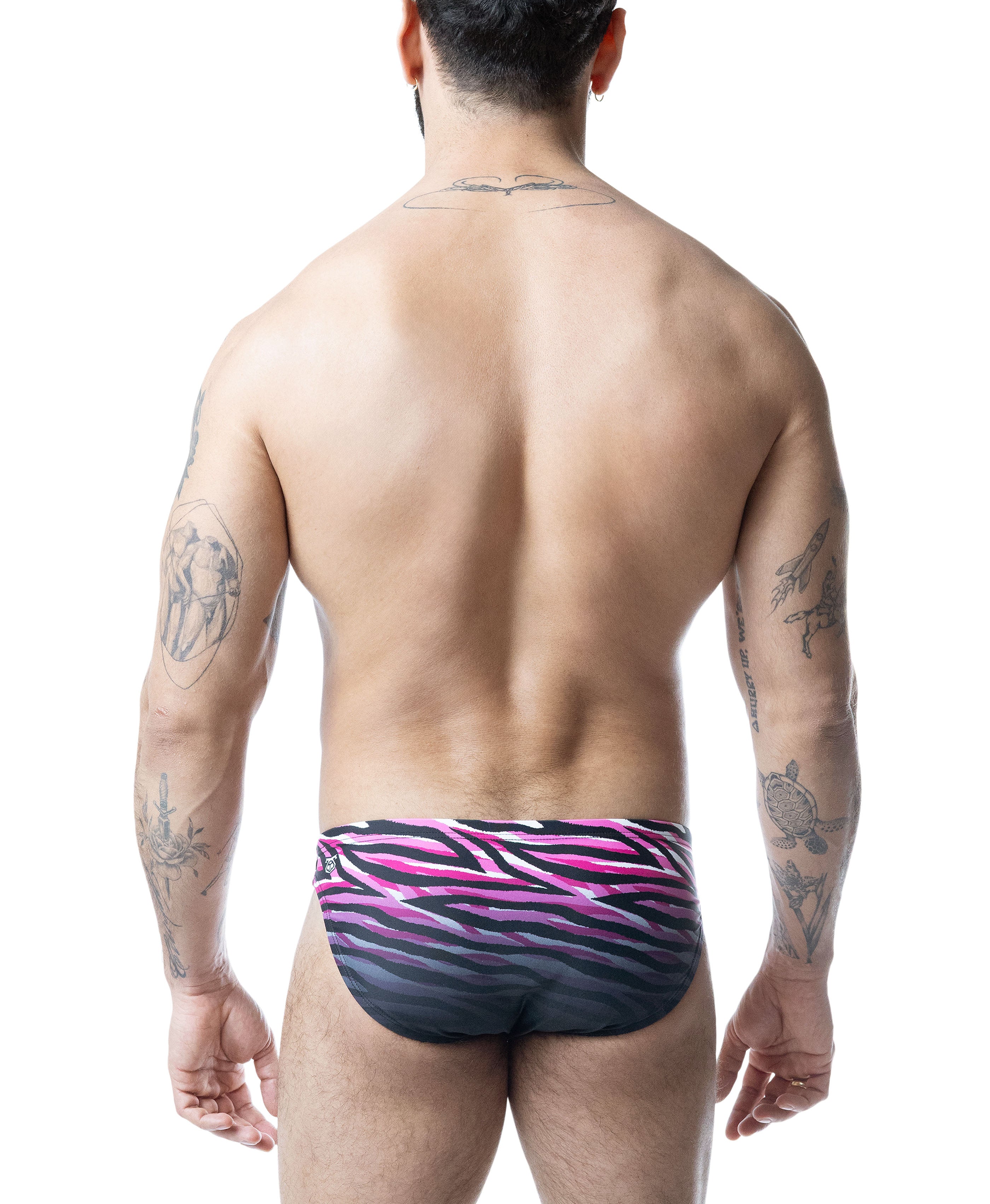 Slayer Micro Bikini - Dark Pink/Black