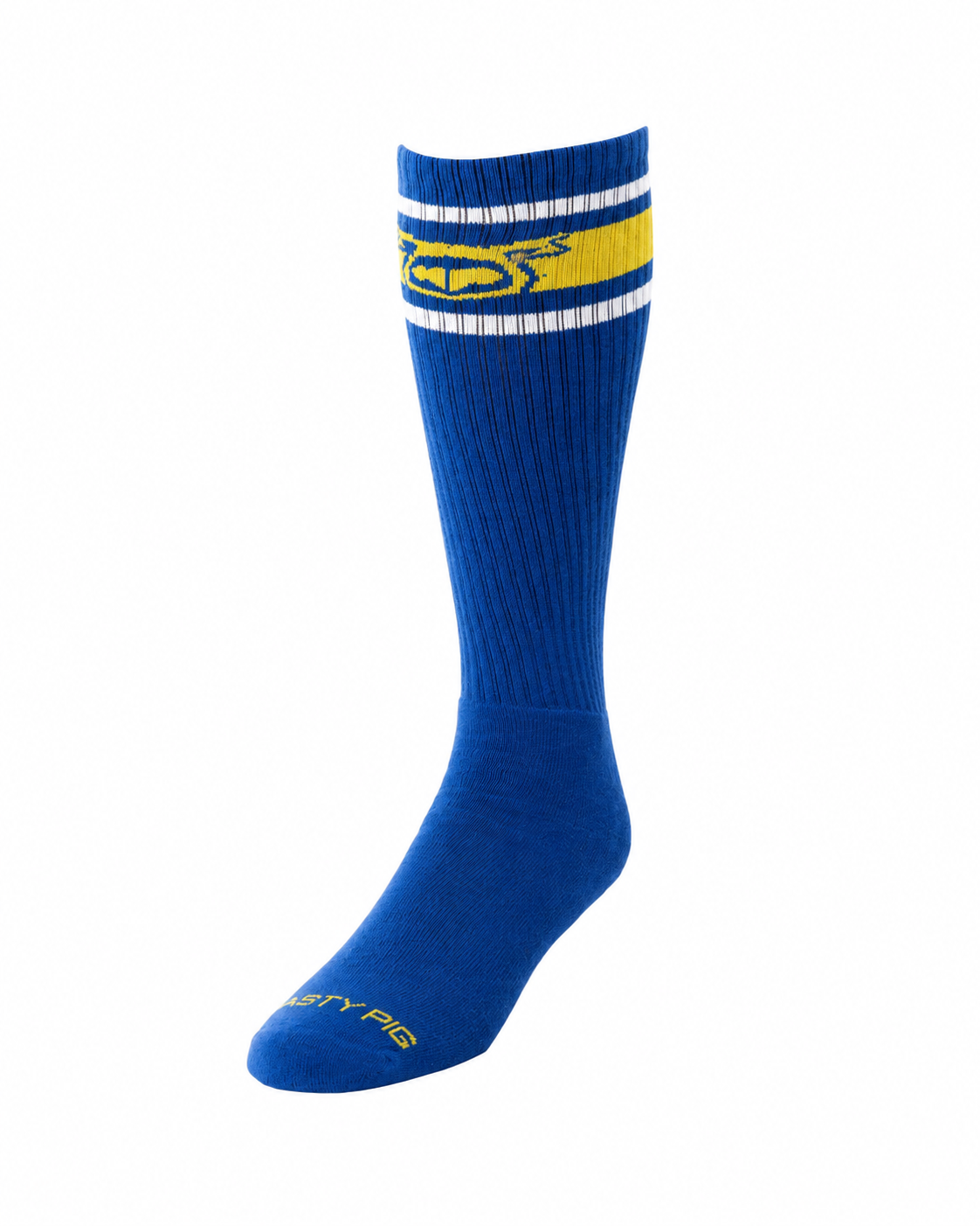 Hook'd Up Sport Sock 3.0 - Cadet Blue/Goldenrod/White