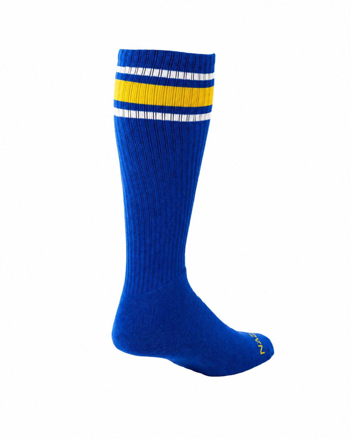 Hook'd Up Sport Sock 3.0 - Cadet Blue/Goldenrod/White