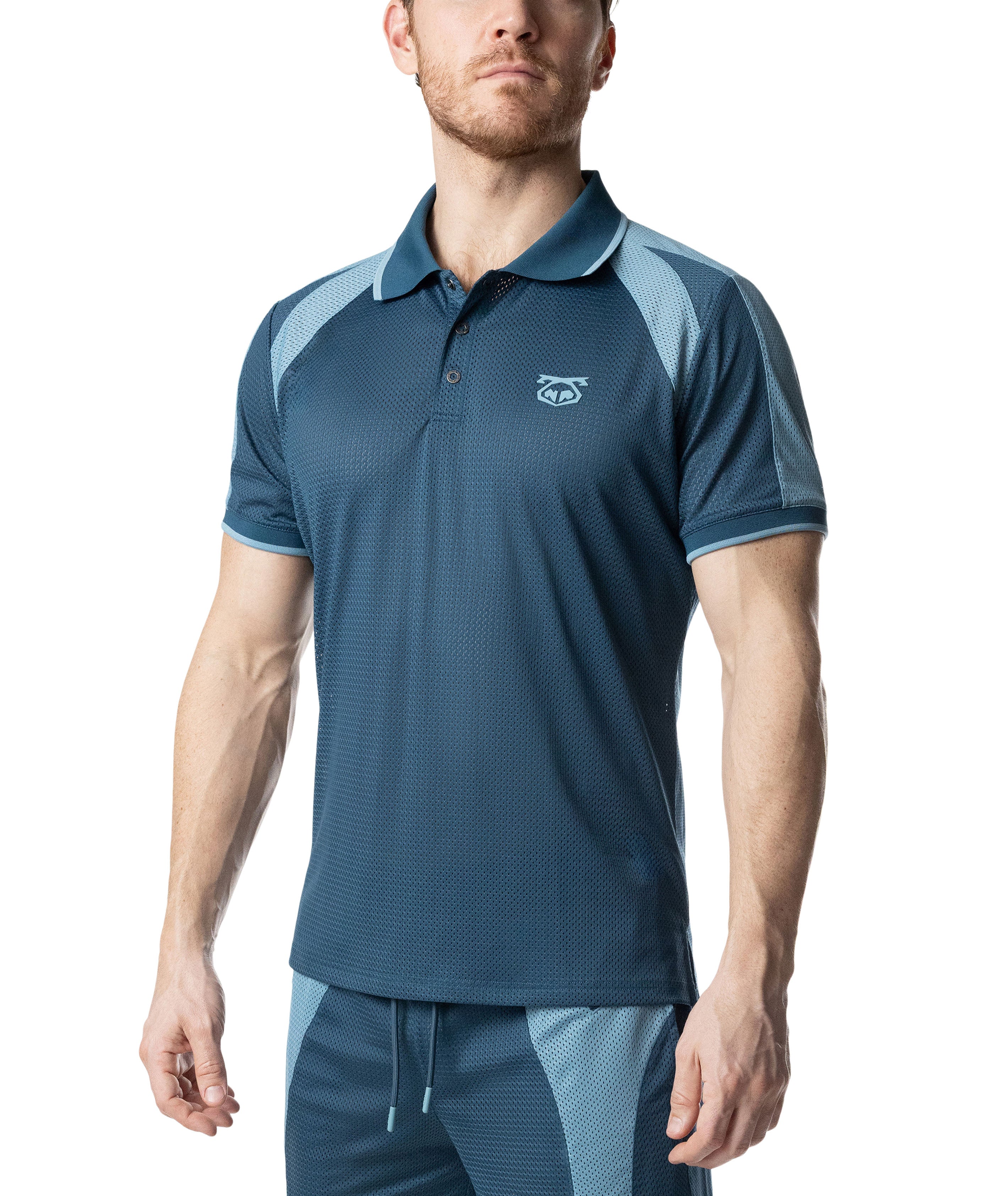 Stride Polo - Dark Teal/Light Teal
