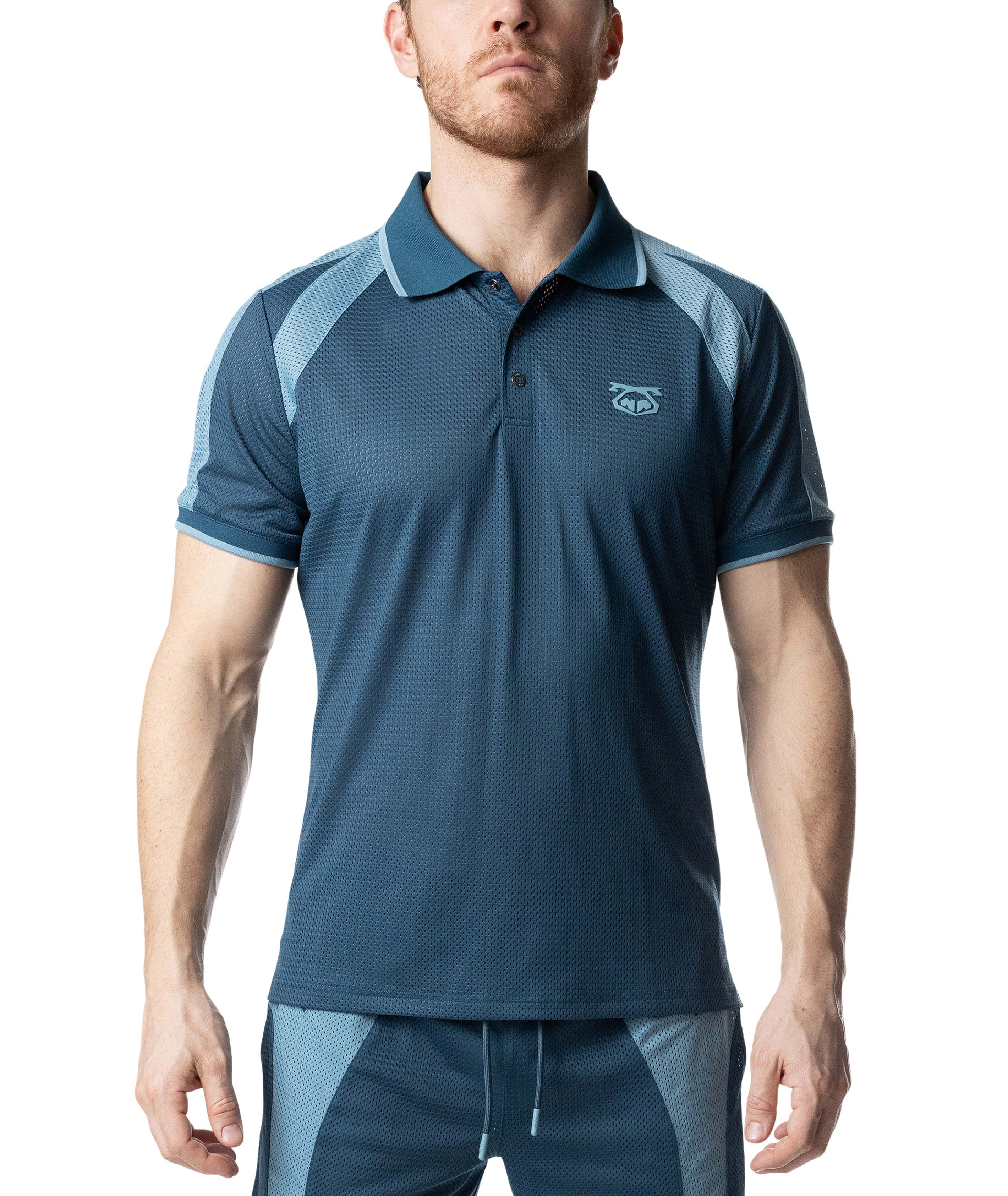 Stride Polo - Dark Teal/Light Teal