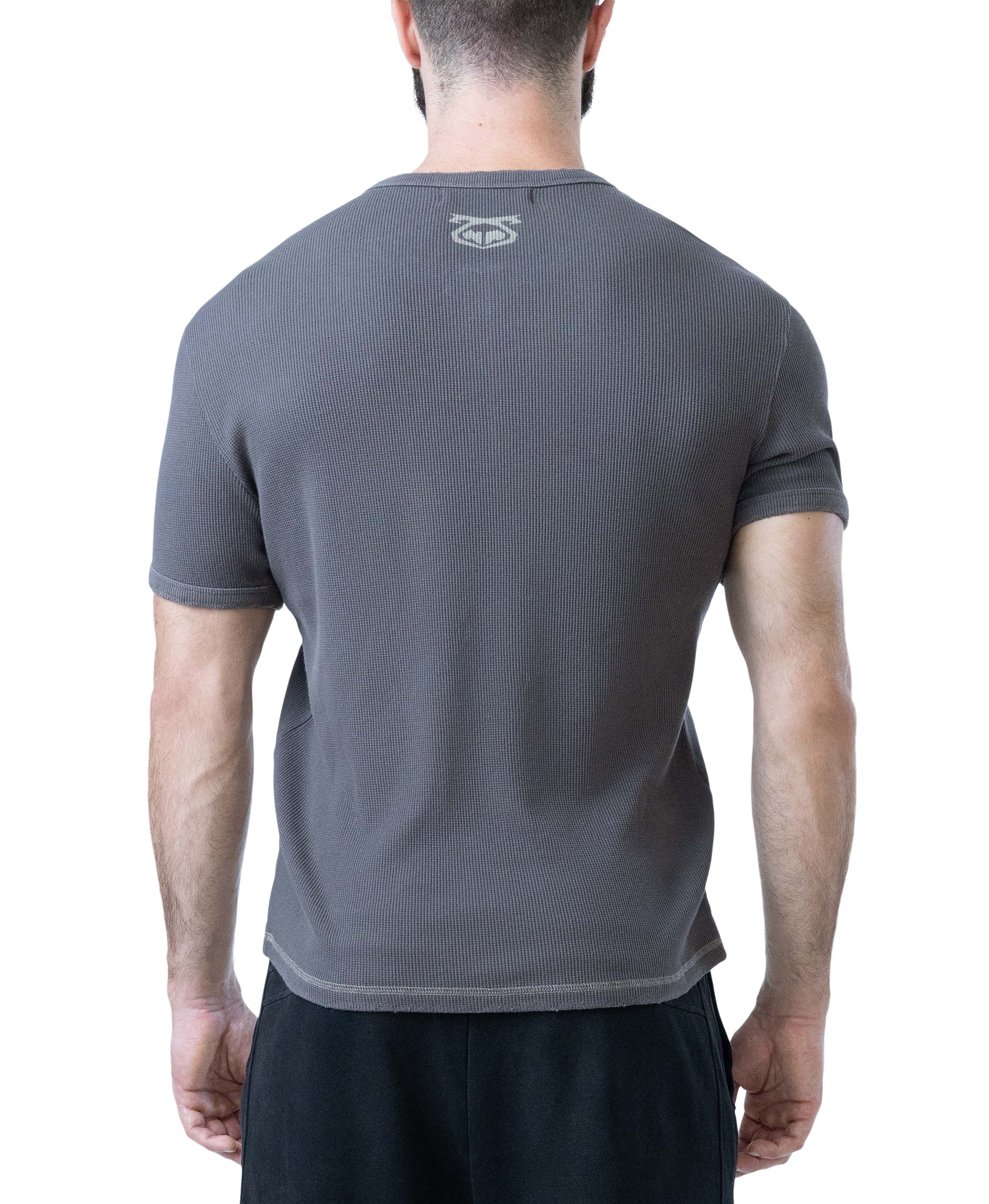 Thermo Henley Shirt - Shark Grey/Fossil Grey
