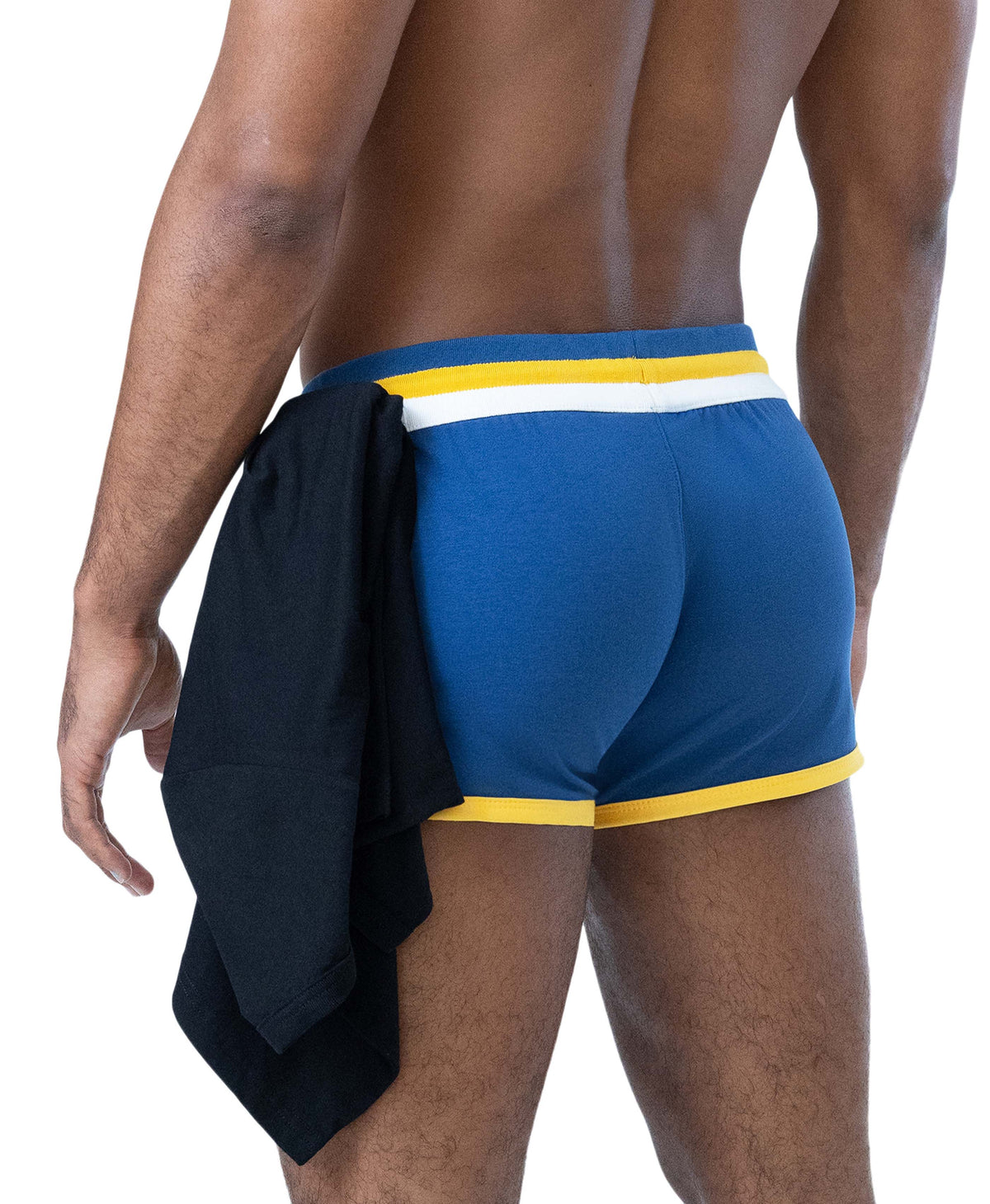 Deadlift Trunk Short - Goldenrod/Cadet Blue/White