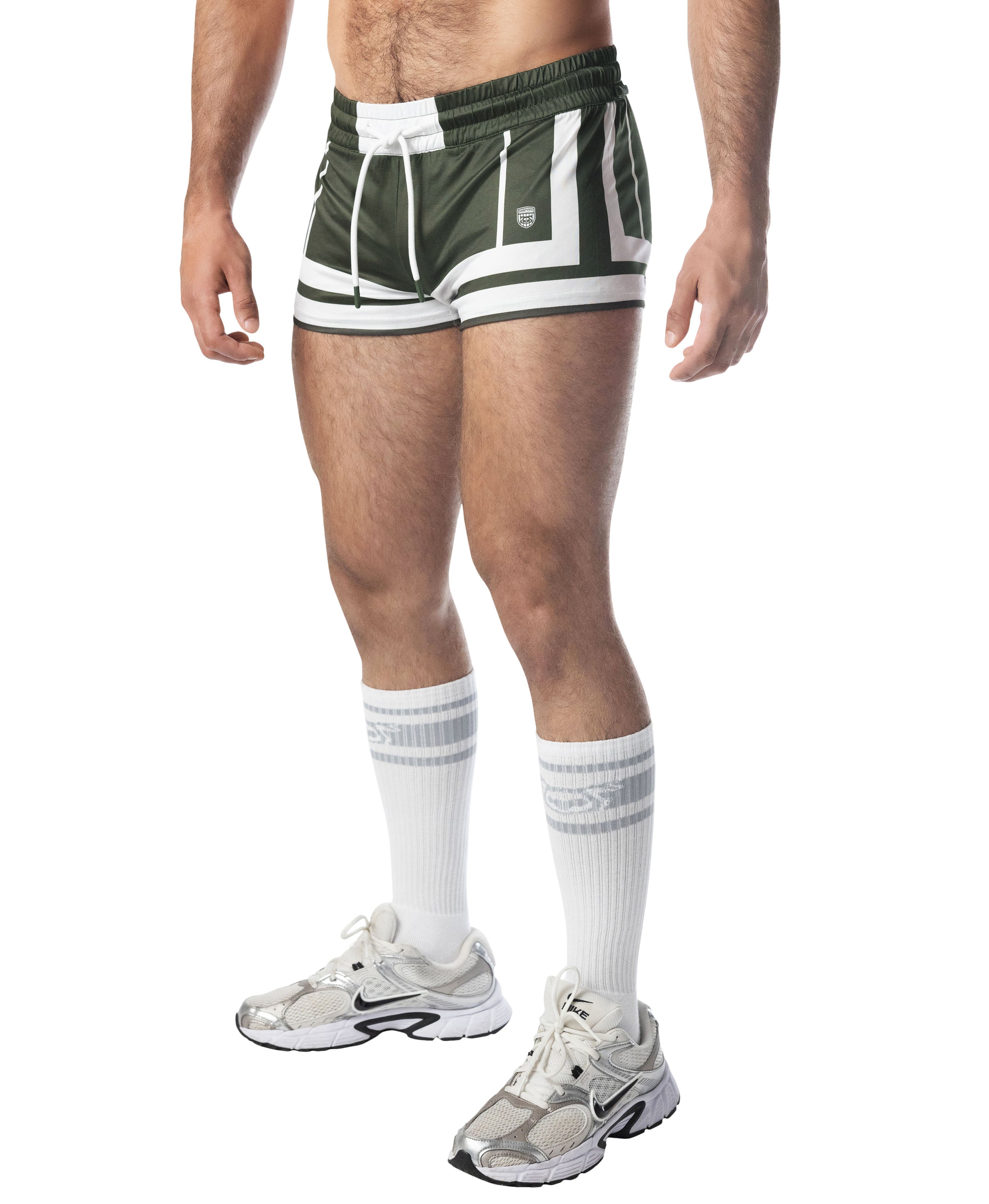 Goalkeeper Trunk Short - Army Green/White