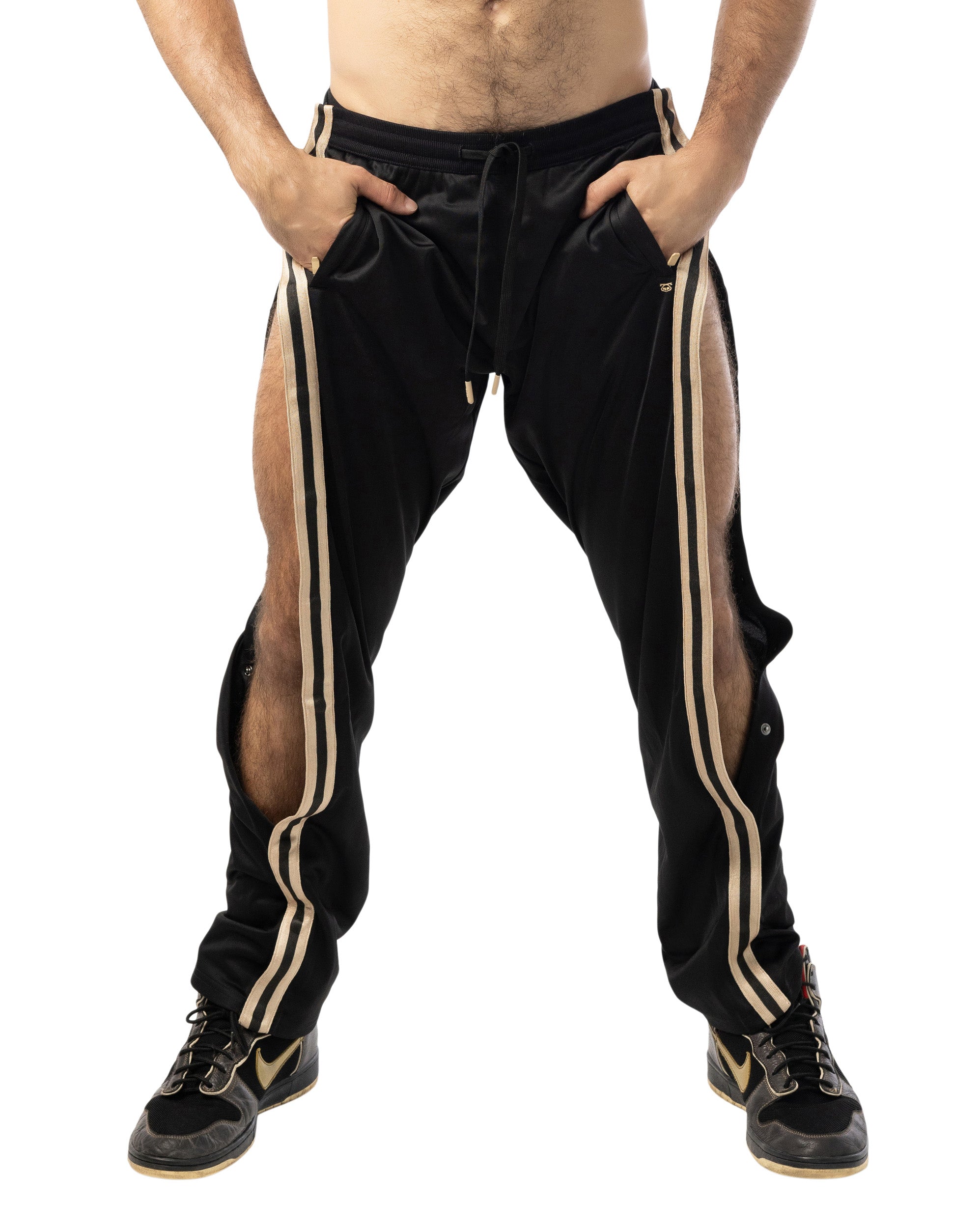 Warm Up Track Pant - Black/Champagne