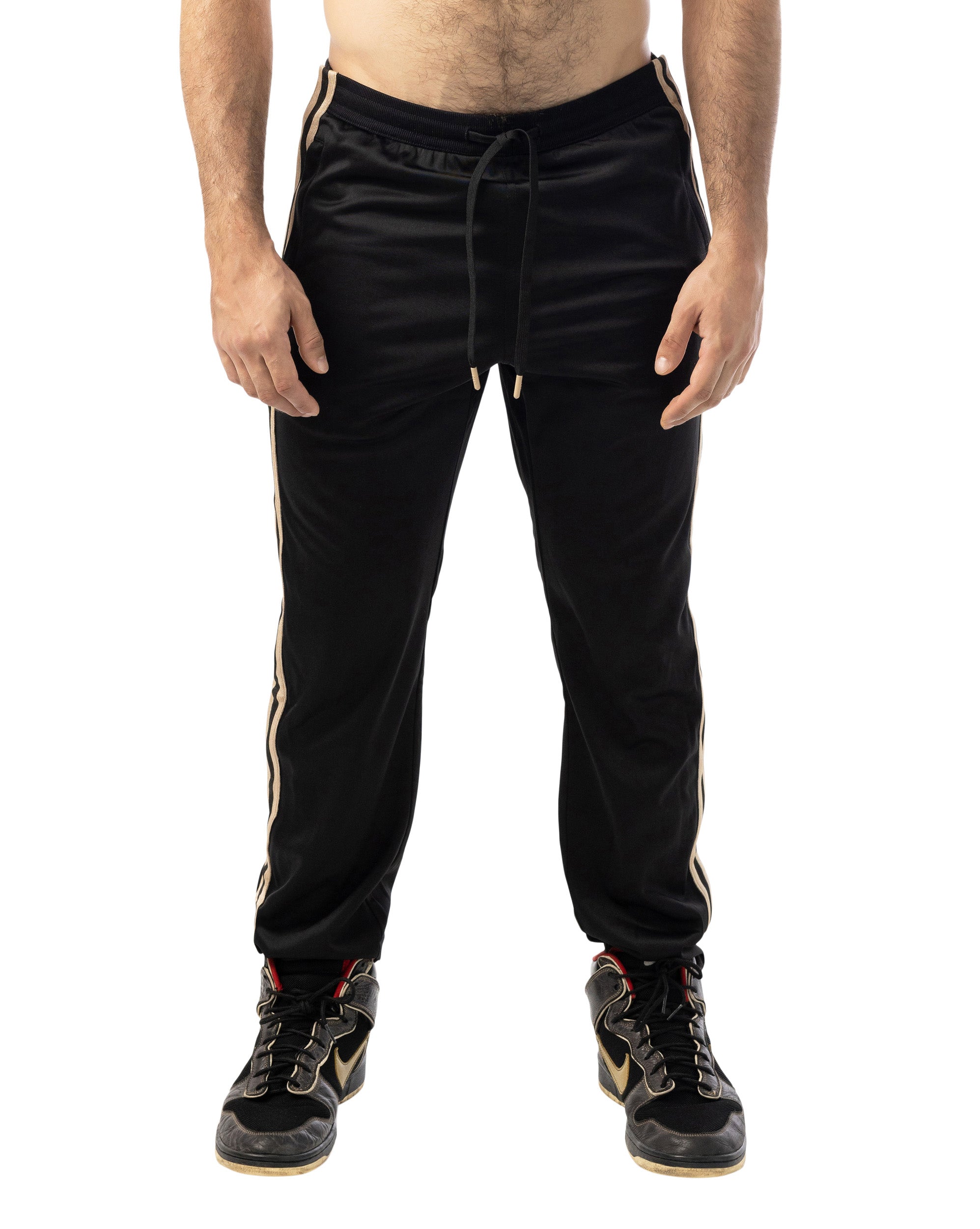Warm Up Track Pant - Black/Champagne