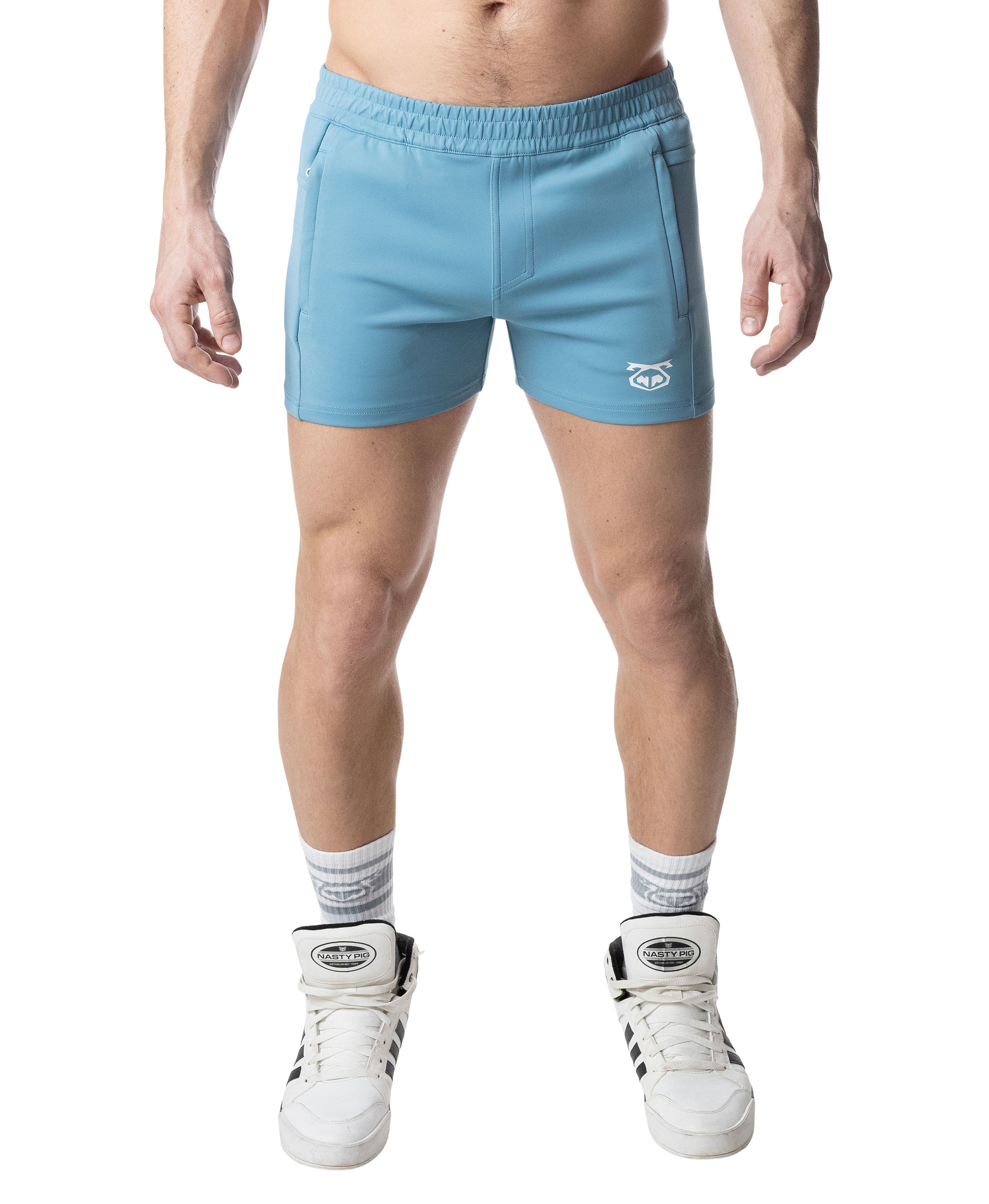 Youtility Rugby Short 2.0 - Light Teal/White