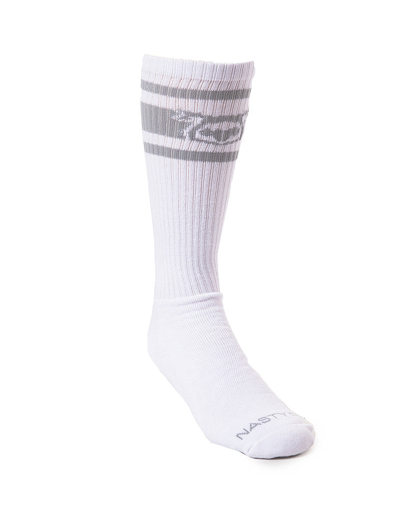 Hook'd Up Sport Sock - White/Grey