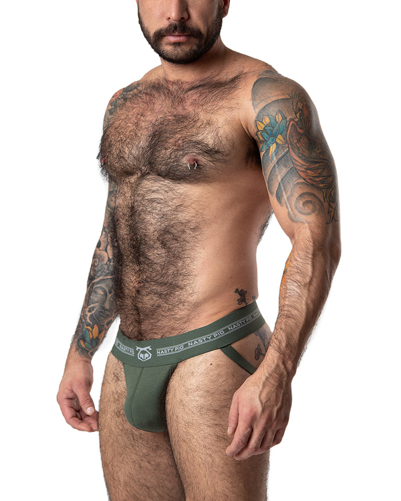 Core Jock Strap - Beetle/Grey