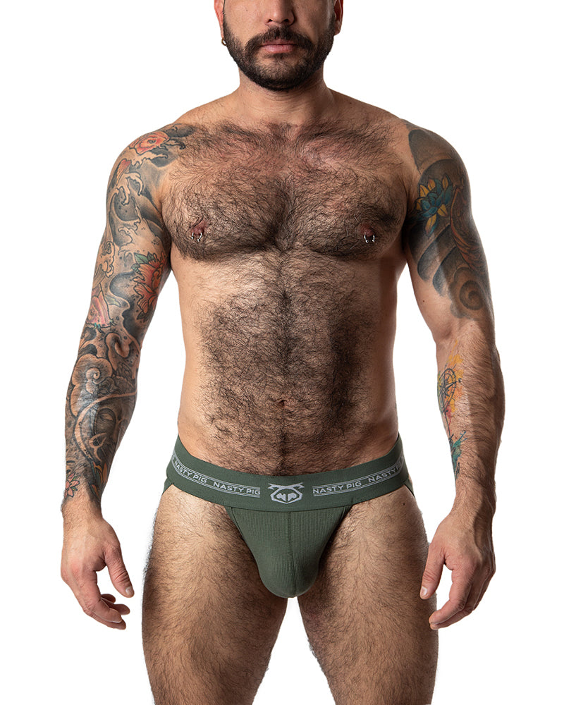 Core Jock Strap - Beetle/Grey