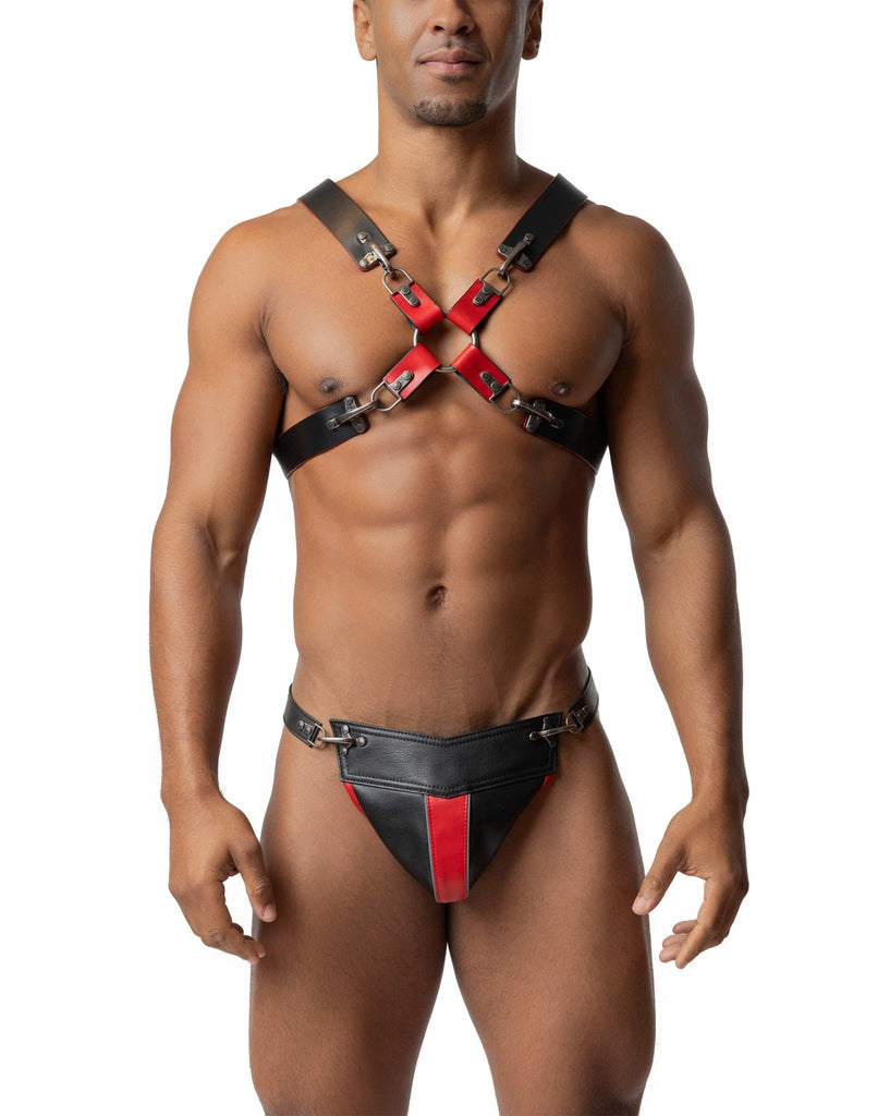 Fireman Clip Leather Codpiece - Nasty Pig