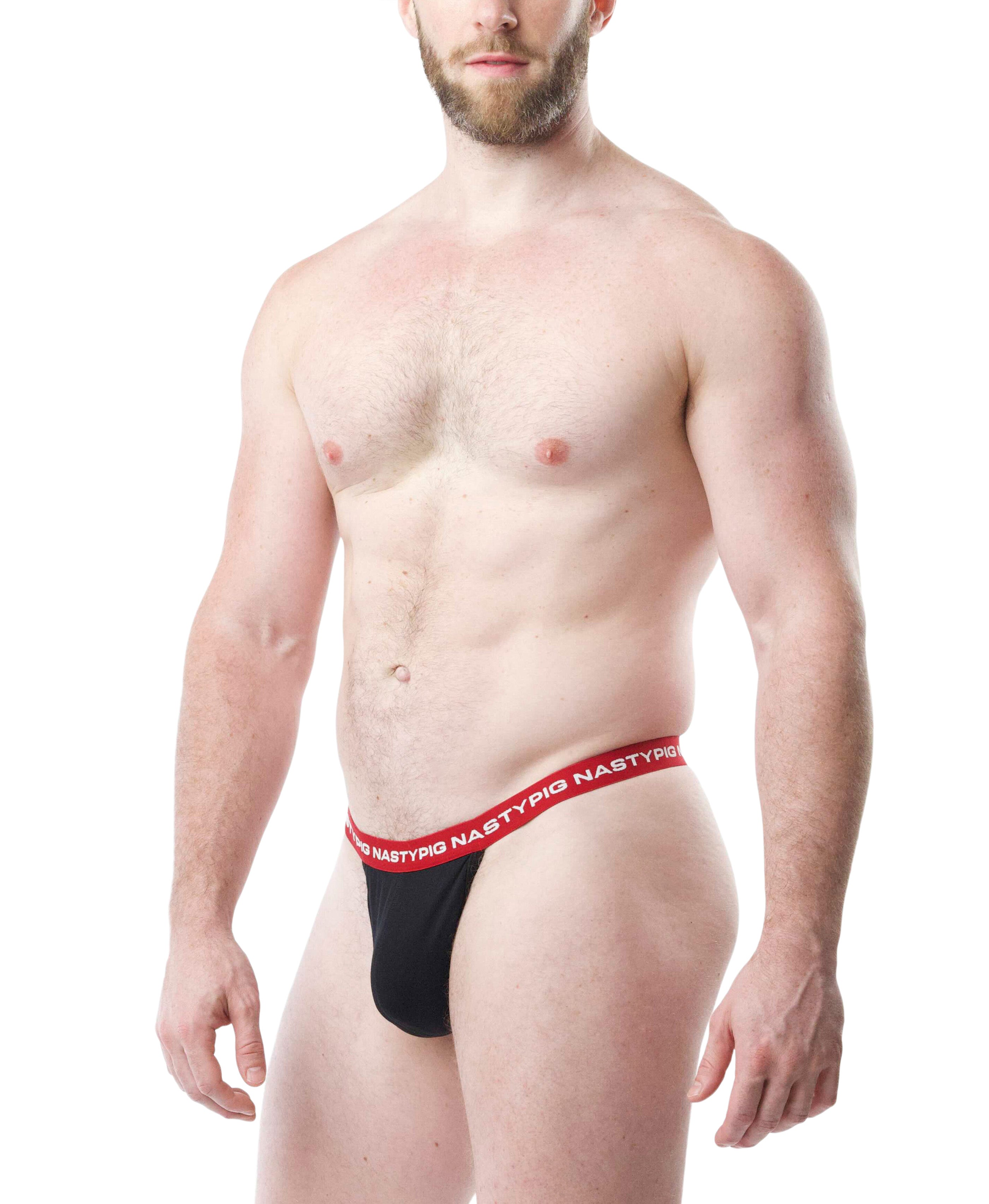 Lift Club Thong - Black/Red
