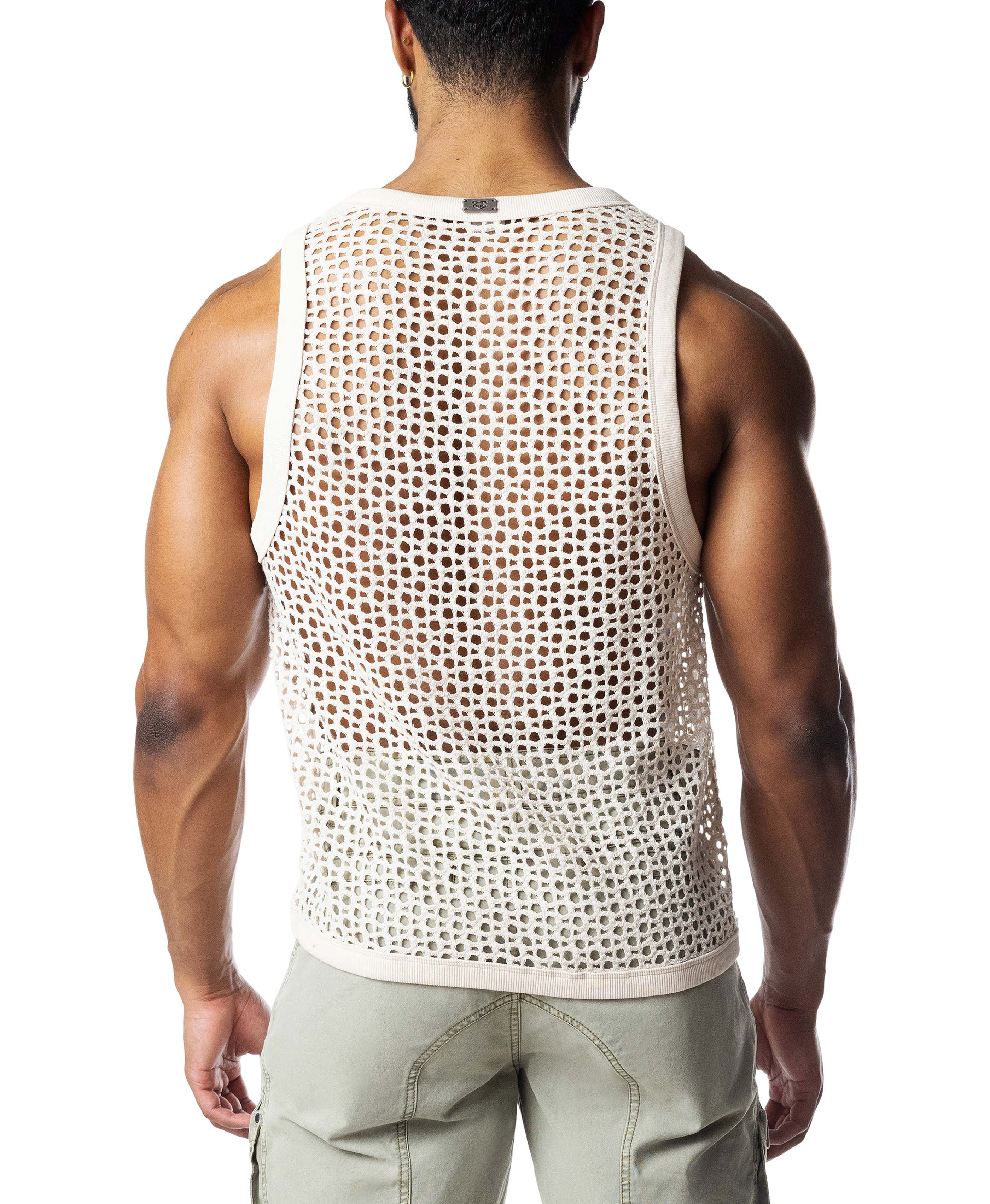 Bare Knit Tank Top - Cream