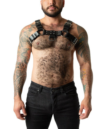 Anvil Leather Bulldog Harness - NastyPig