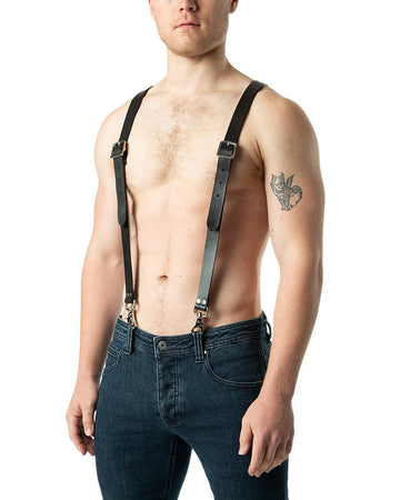 Anvil Leather Suspender Harness - NastyPig